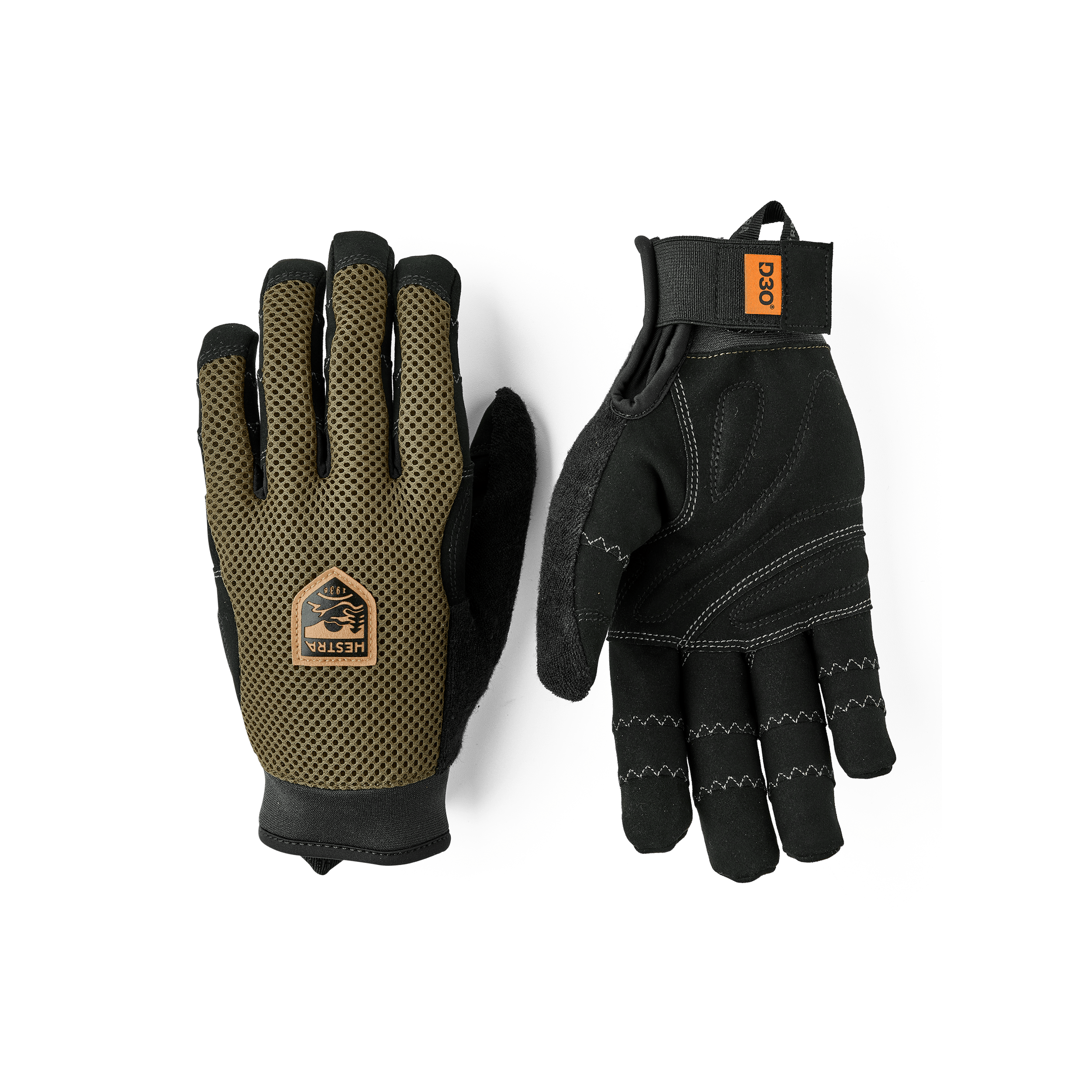 Ergo Grip Enduro D3O - 5 finger i färgen Oliv (1 av 5)