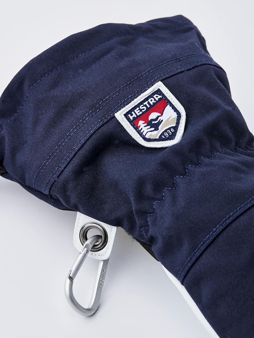 Dark blue ski glove with white goat leather palm
(4 of 7)