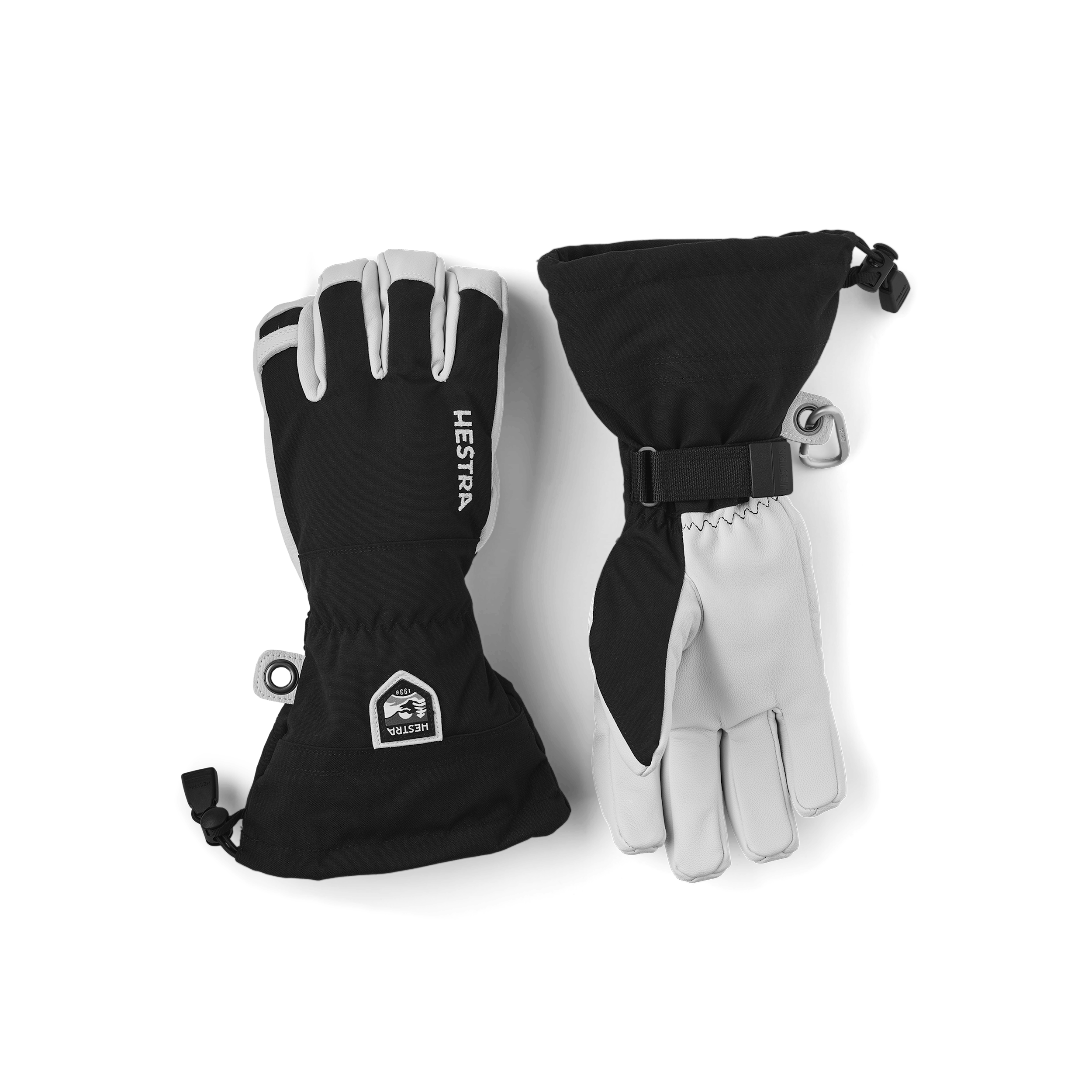 Black ski glove with white goat leather palm
(1 of 12)