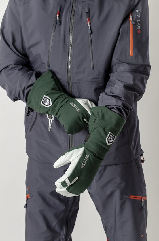 Alternativ bild för Army Leather Heli Ski 5-finger