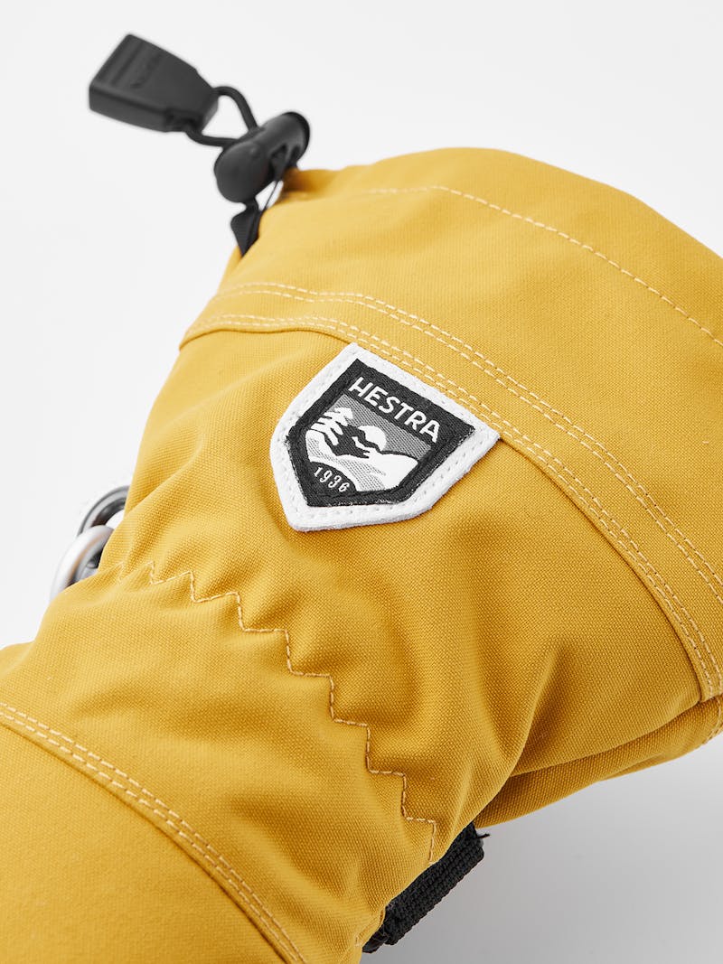 Yellow ski glove with white goat leather palm
 (5 of 8)