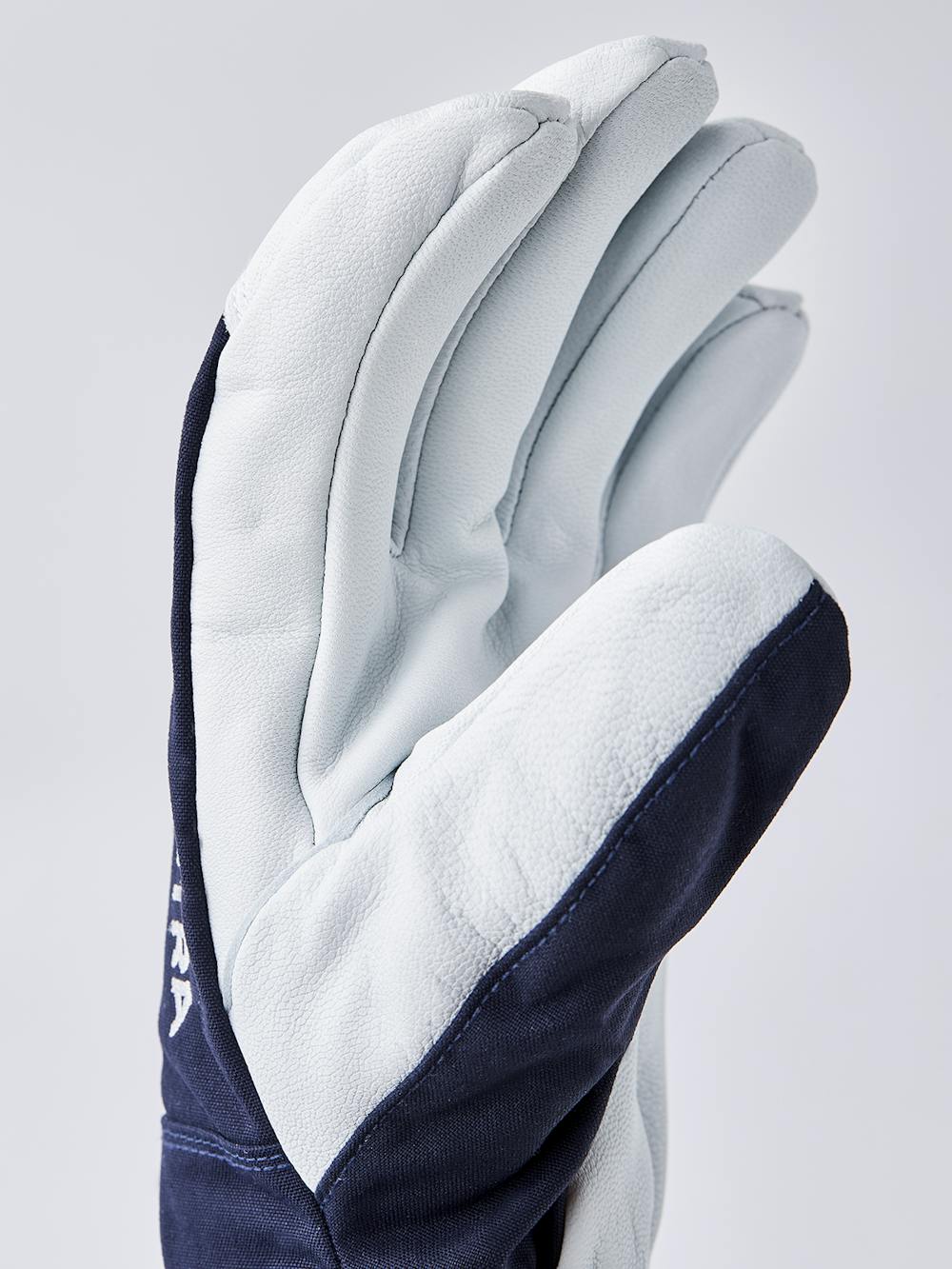 Dark blue ski glove with white goat leather palm
(2 of 7)