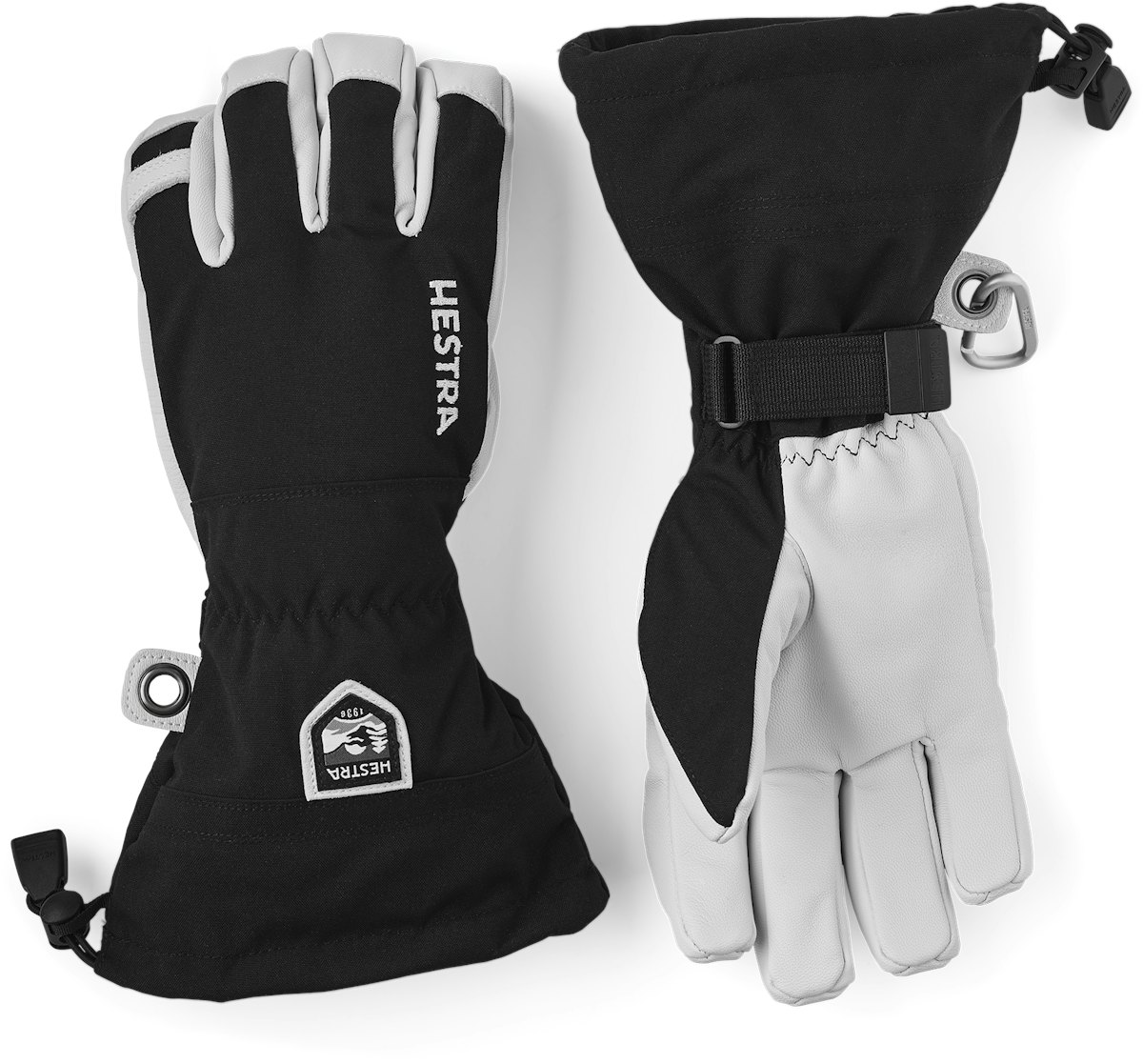 træ Snart Kommentér Army Leather Heli Ski - Black | Hestra Gloves