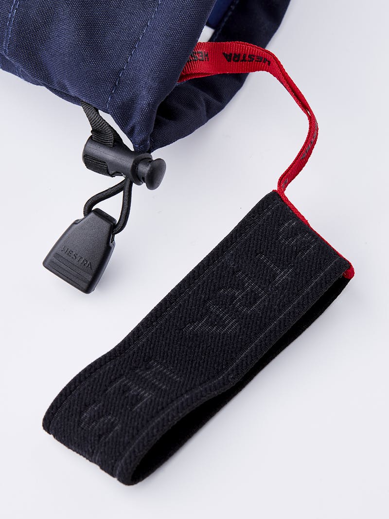 Dark blue ski glove with white goat leather palm
 (6 of 7)