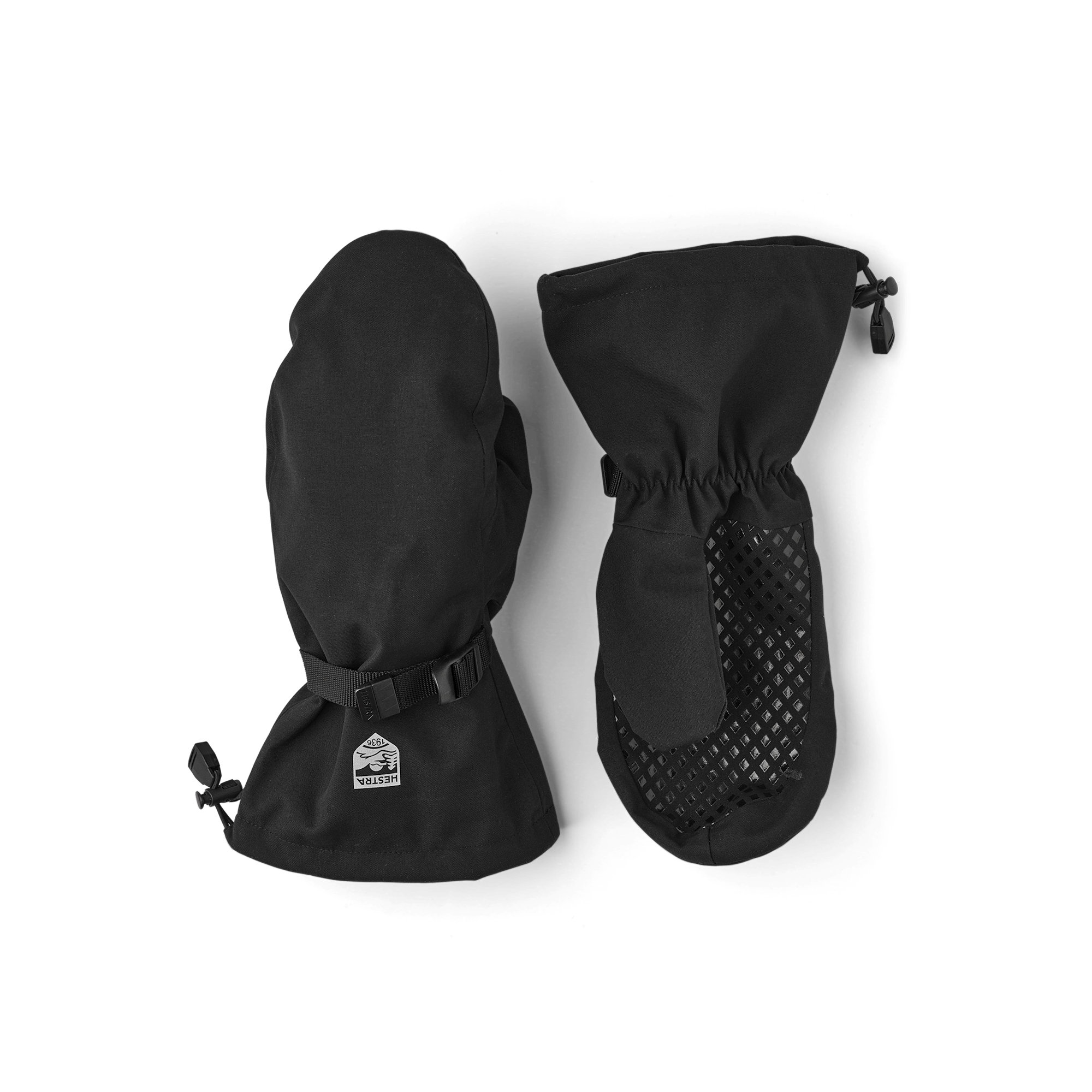 Black fabric shell mitten (1 of 5)