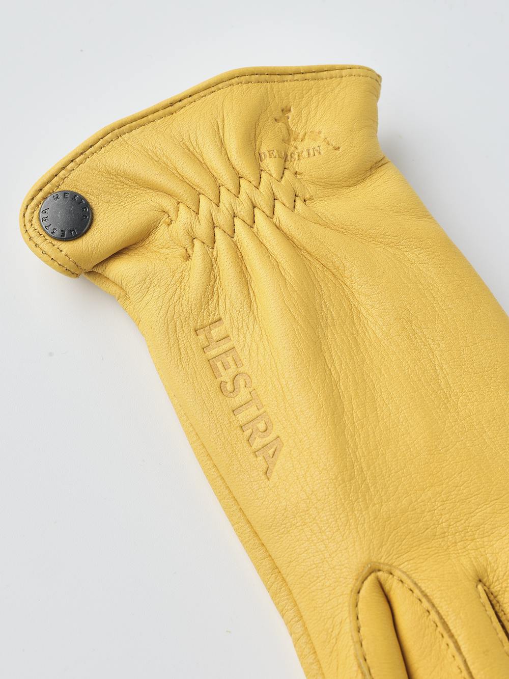 Yellow deerskin riding glove (4 of 5)