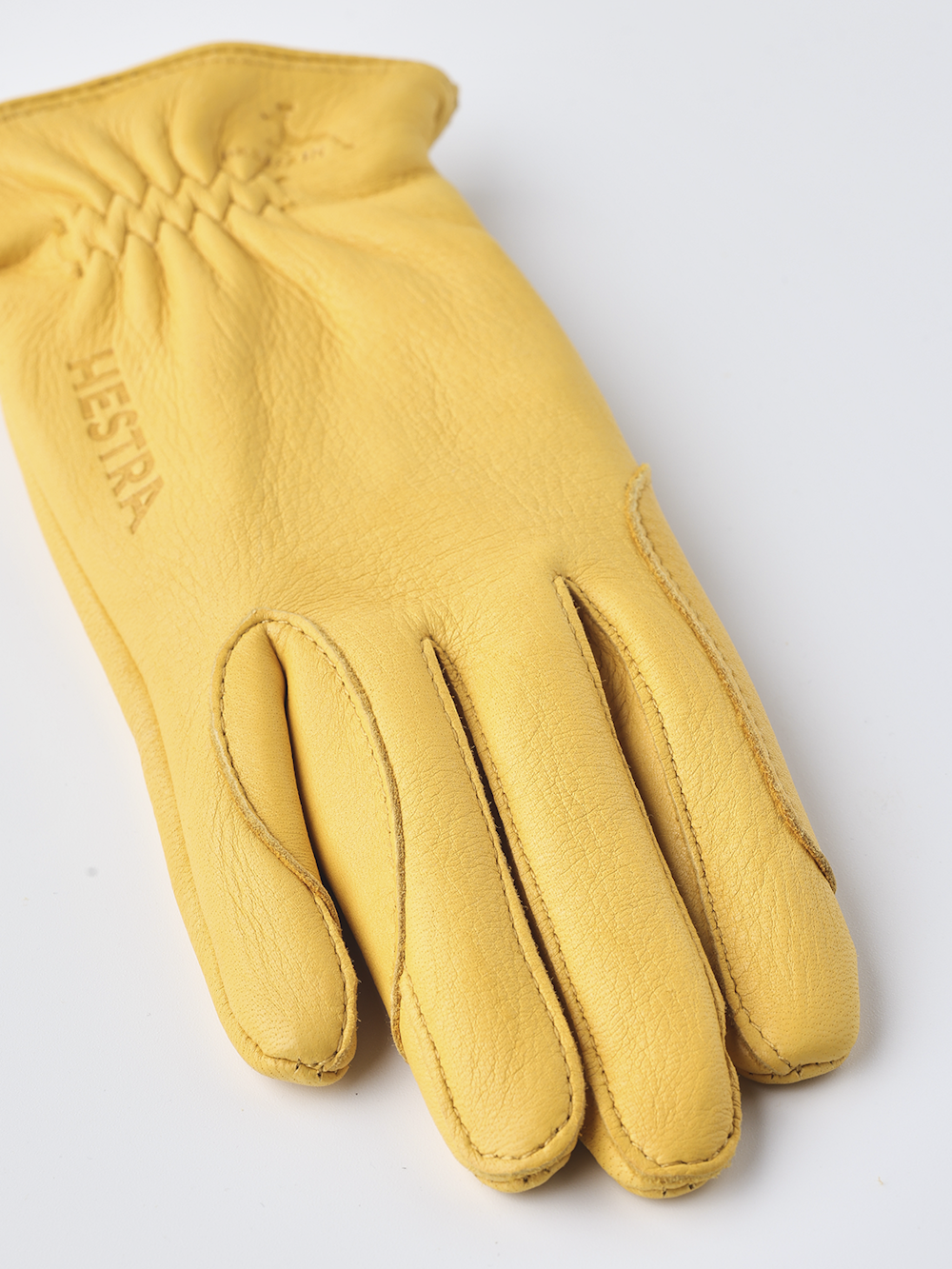 Deerskin Ladies 5-finger in the color Natural yellow (2 of 5)