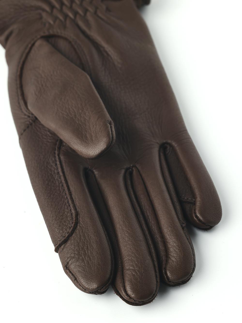 Dark brown deerskin riding glove (5 of 5)