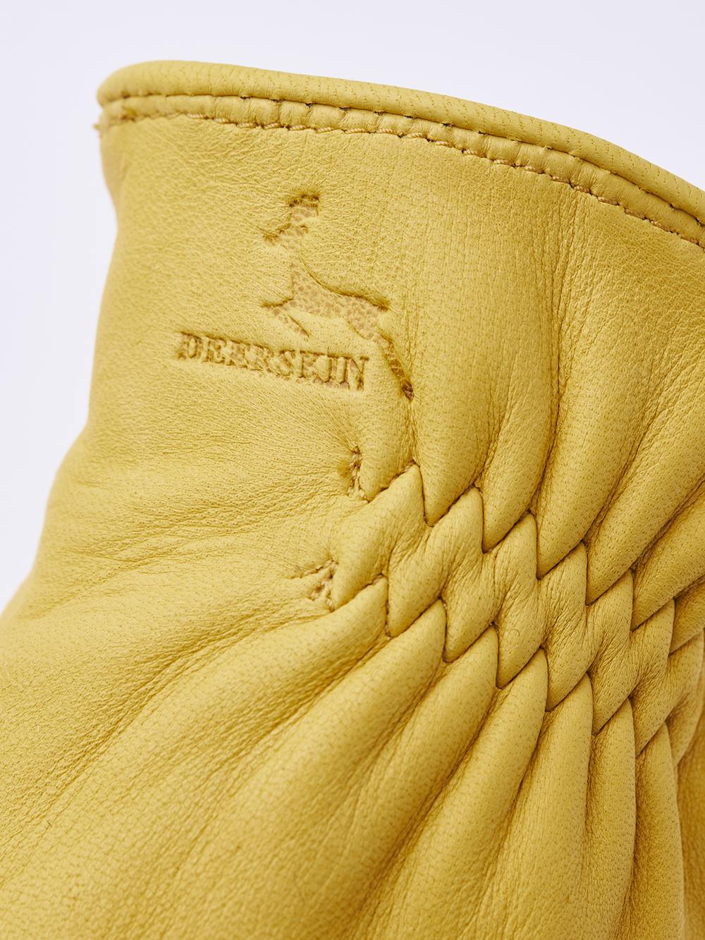 Yellow deerskin riding glove (6 of 6)