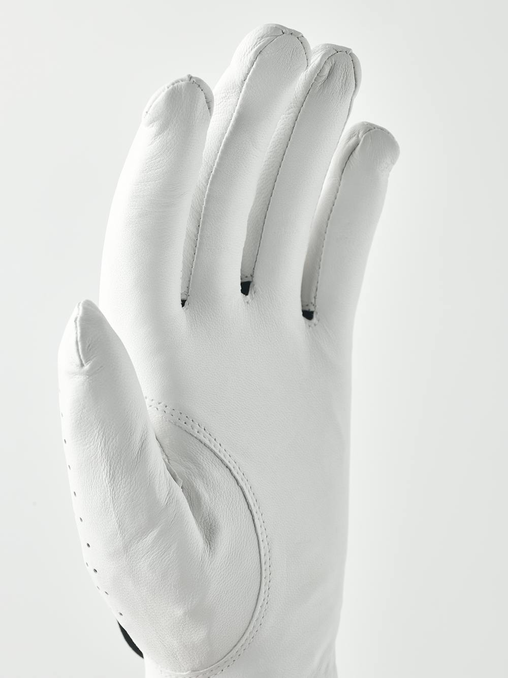Golf Leather Left 5-finger in the color White / Black (4 of 4)