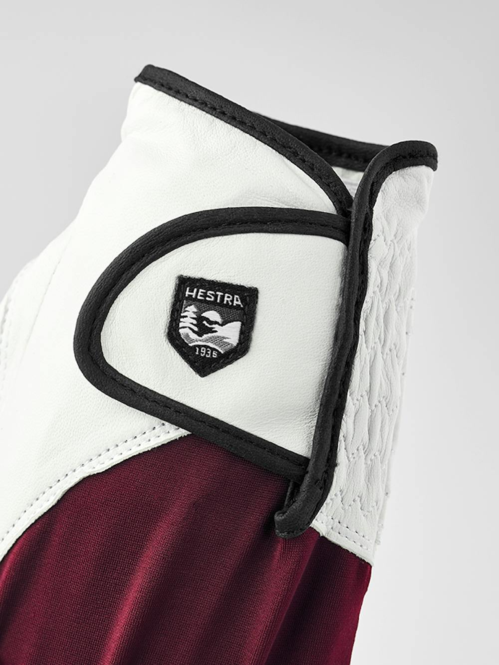 Golf Super Wedge Left - 5 finger in der Farbe Weiß & Bordeaux (3 oder 4)