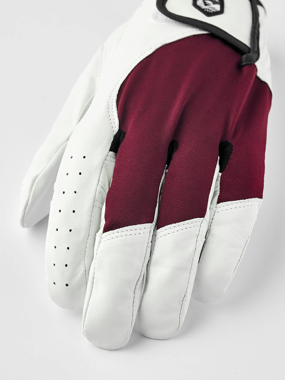 Golf Super Wedge Left - 5 finger in der Farbe Weiß & Bordeaux (2 oder 4)