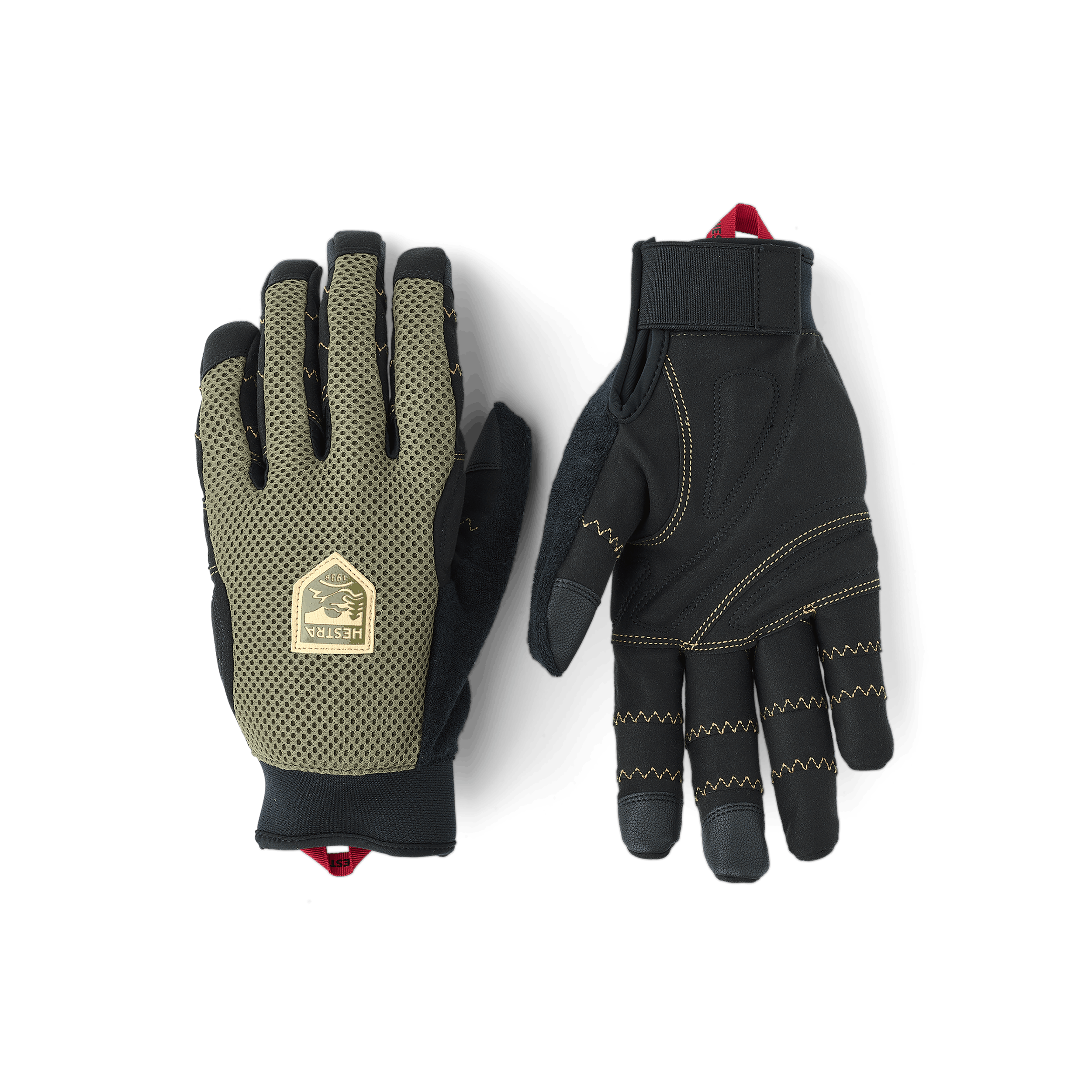 Ergo Grip Enduro 5-finger in the color Olive (1 of 9)