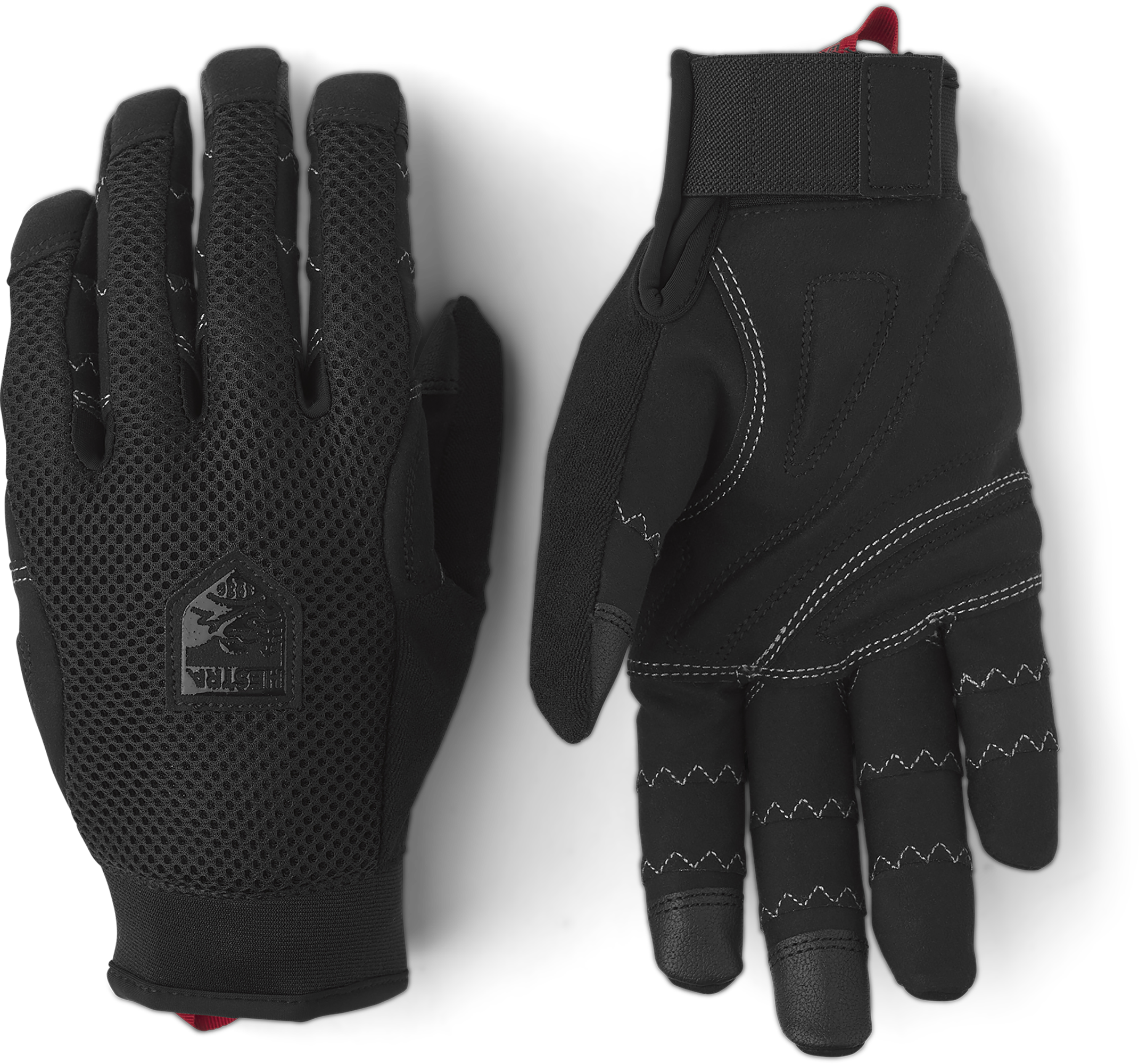 Hestra Ergo Grip Enduro Breathable Protective Full Finger Bike Glove for Men/Women 5-Finger Durable Lightweight Glove for Mountain Biking 