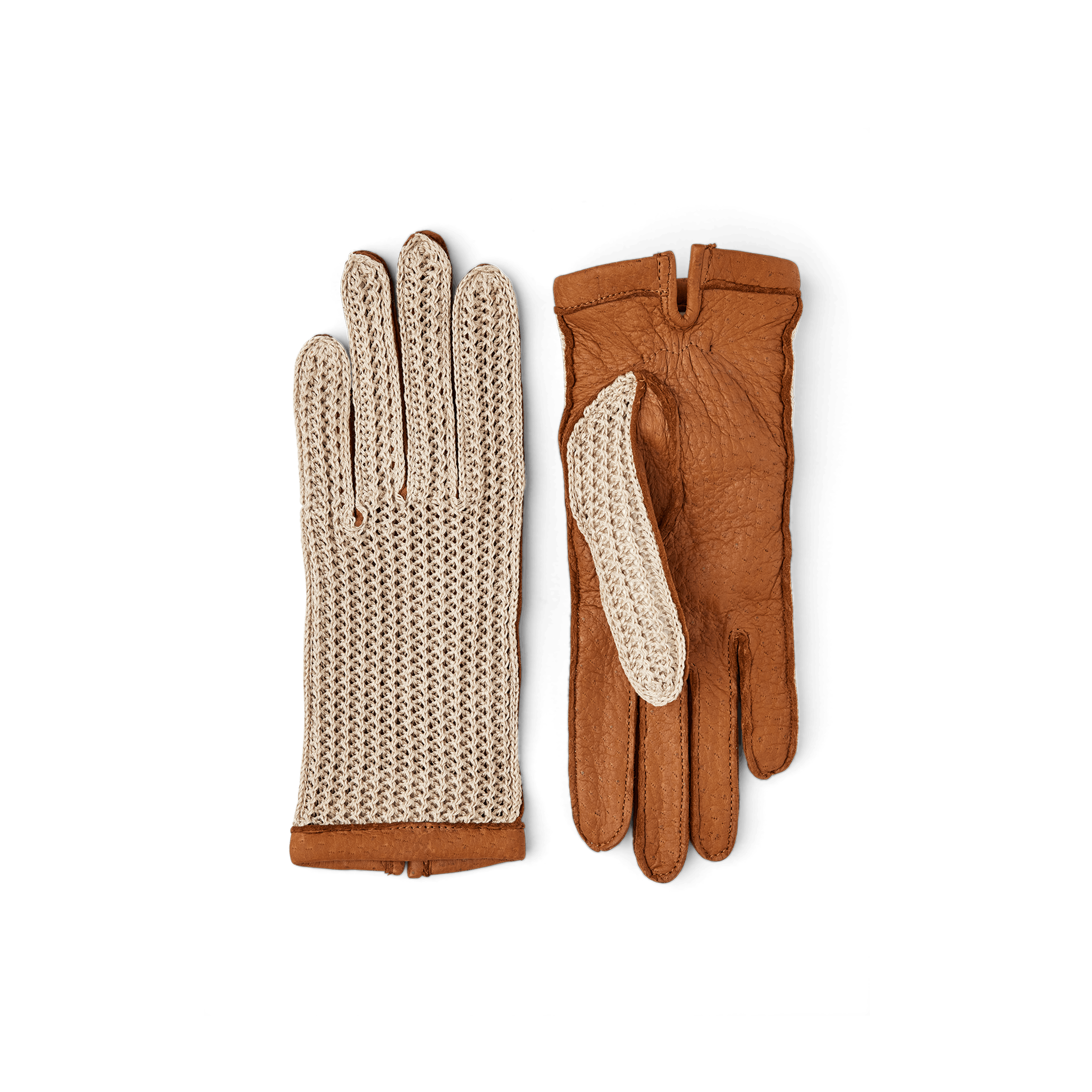 Peccary Crochet in der Farbe Korkbraun & beige