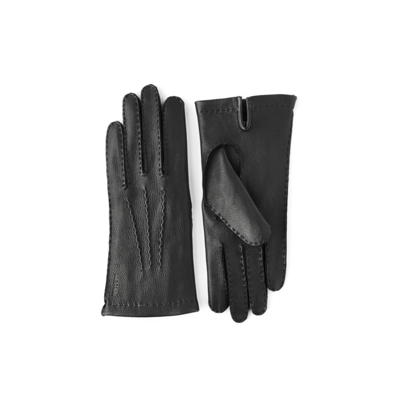 Black hand-sewn deerskin glove
 (6 of 6)