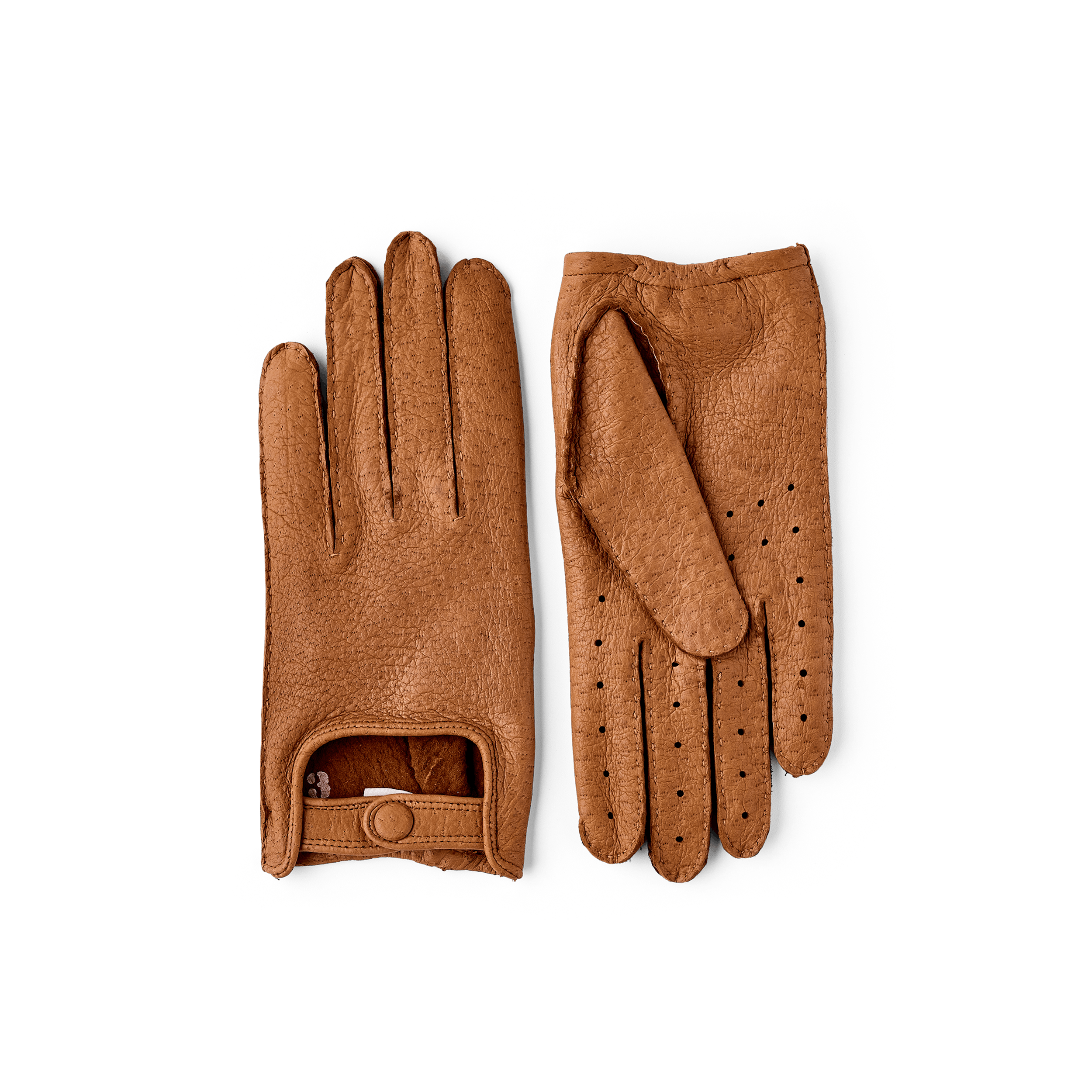 Men's Peccary Drivers in der Farbe Korkbraun