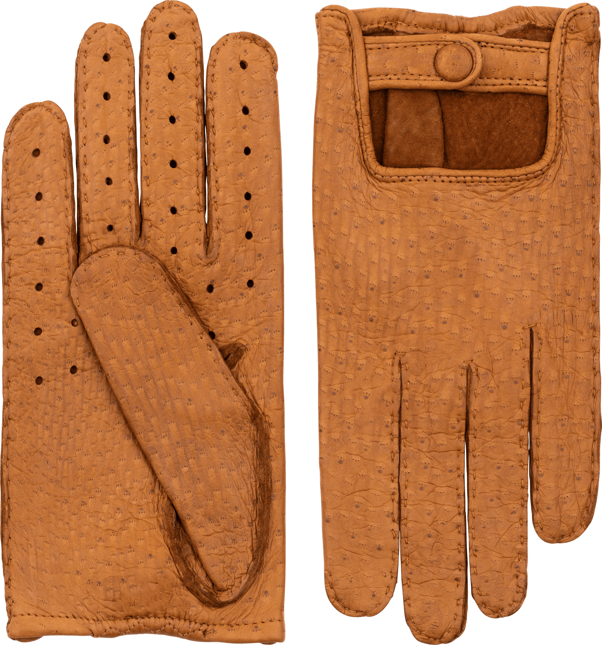 Men's Peccary Drivers in the color Cork