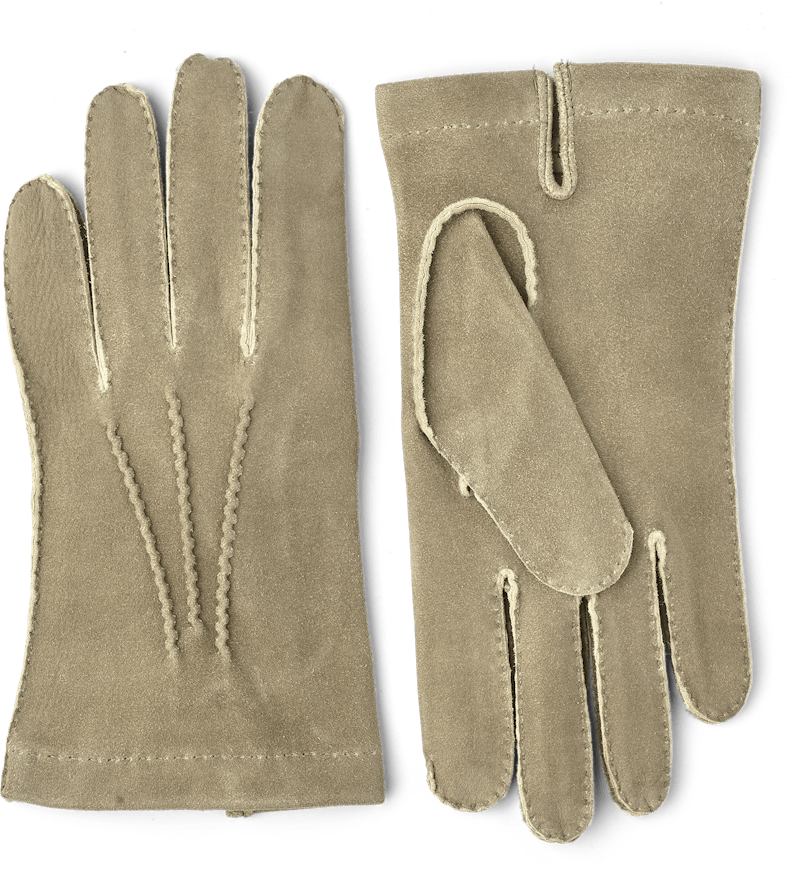 Chamois Handsewn Unlined in the color Sand (1 of 4)