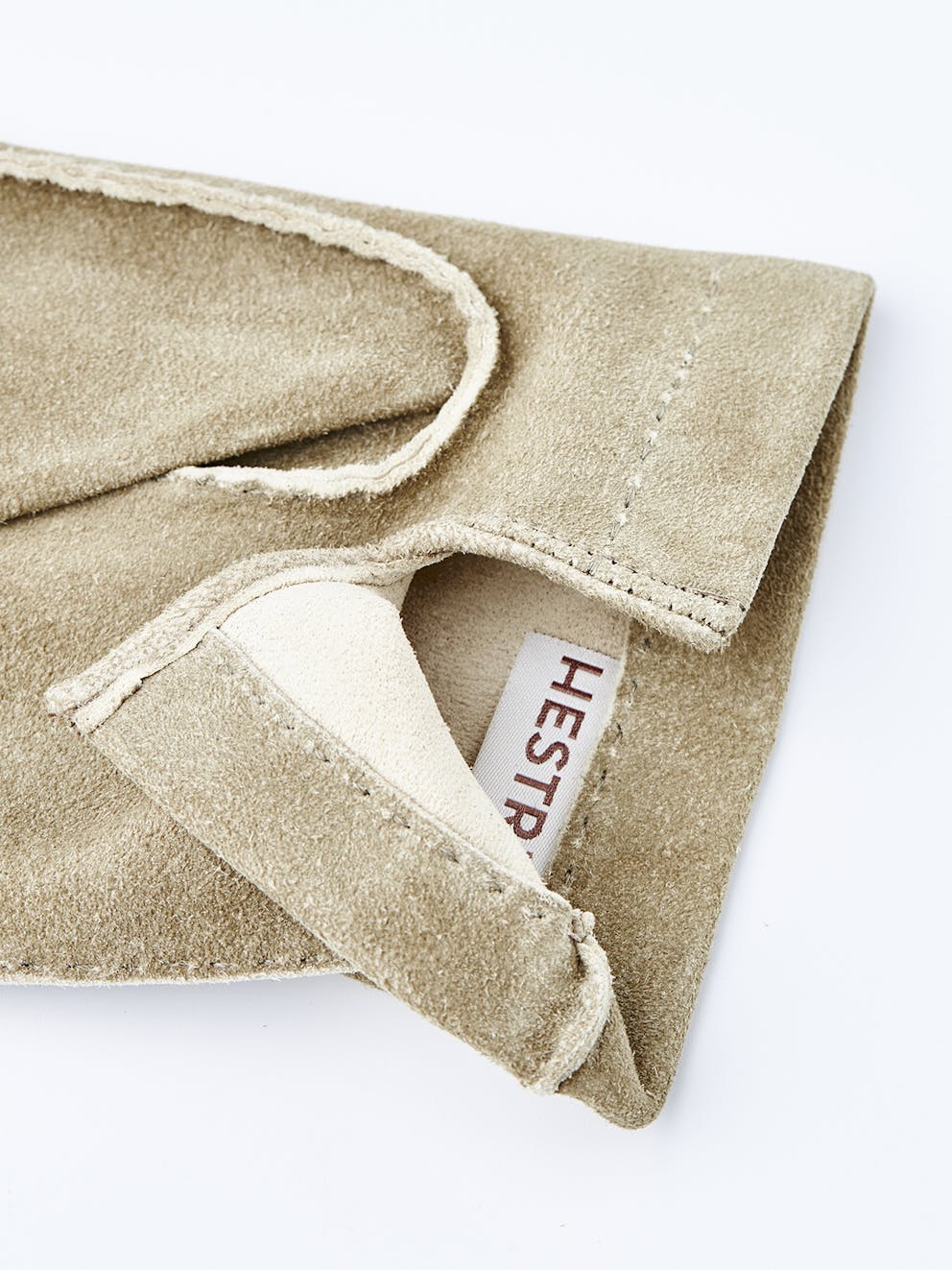 Chamois Sand Gloves - Handsewn Hestra Unlined |