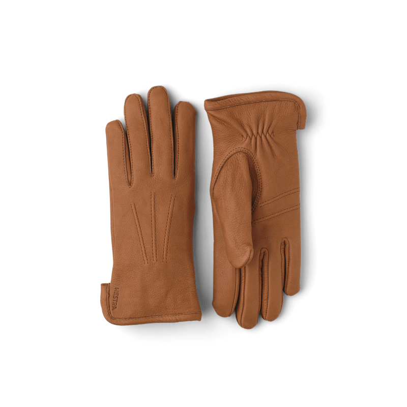 Ljusbrun maskinsydd skinnhandske i hjortskinn
(6 av 6)