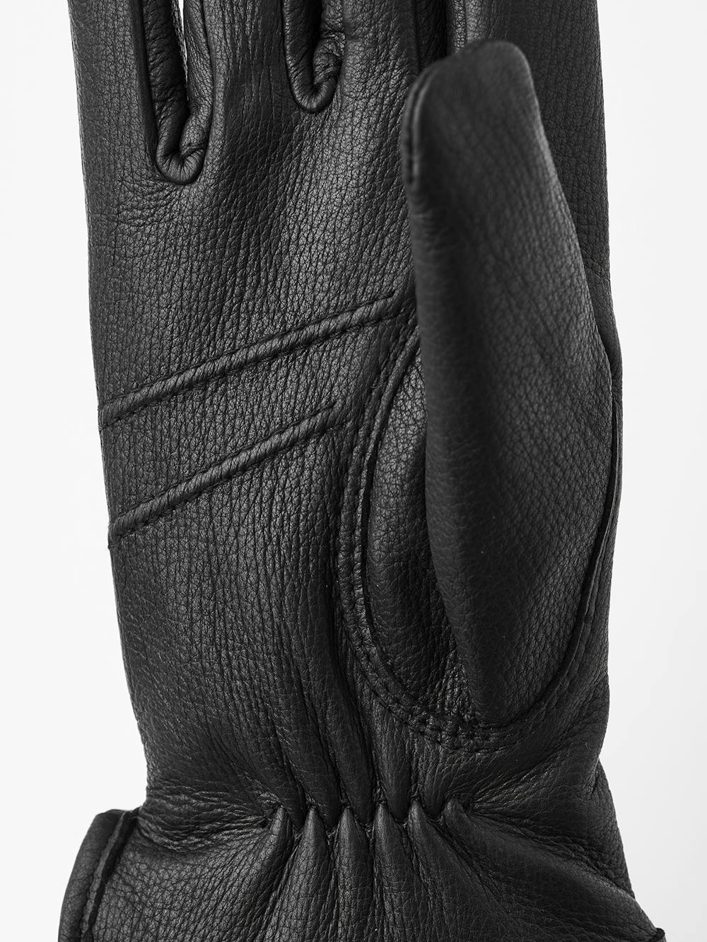 Black machine-sewn deerskin glove
 (5 of 6)