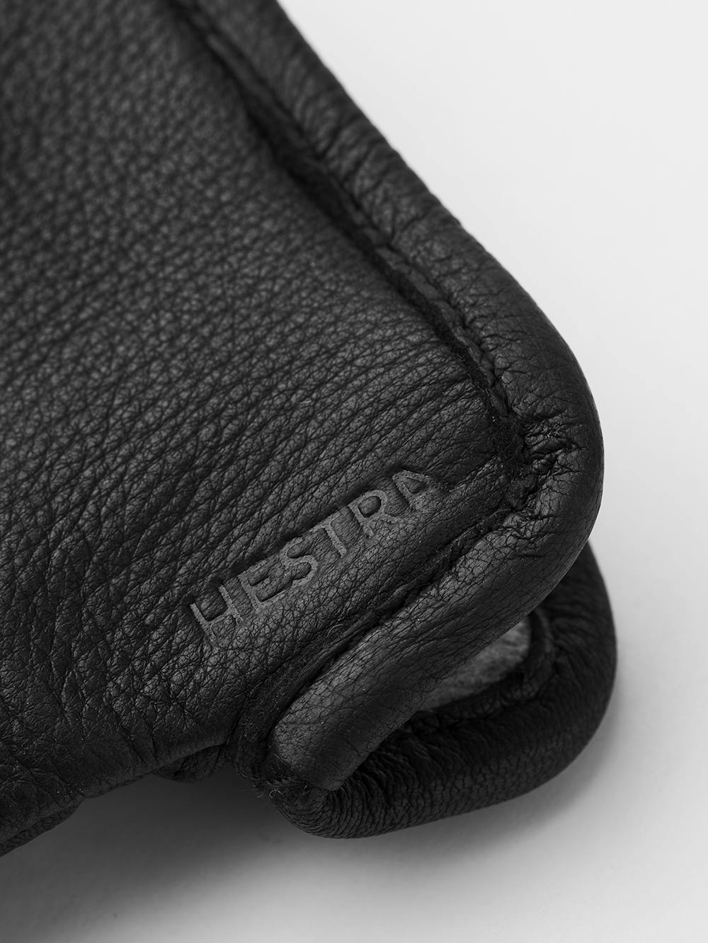 Black machine-sewn deerskin glove
 (4 of 6)