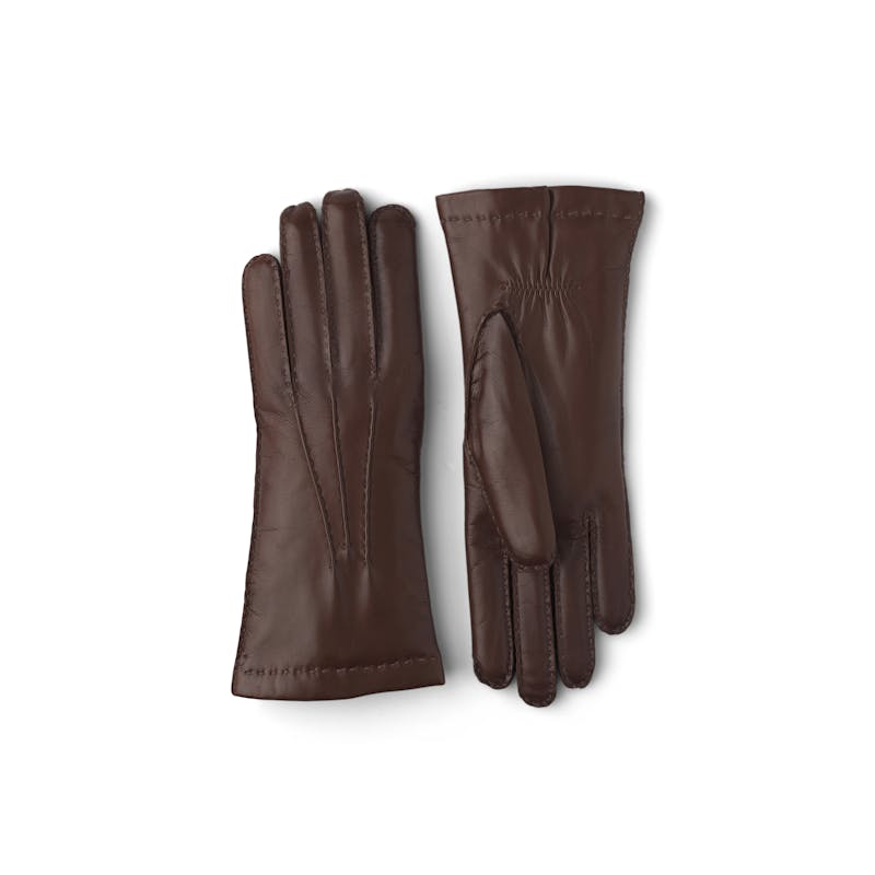 Brown hand-sewn hairsheep leather glove
 (4 of 4)