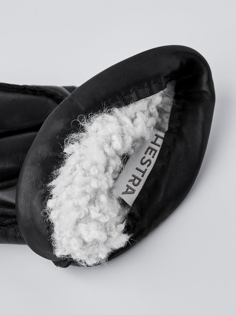Black hand-sewn hairsheep leather glove
 (3 of 3)
