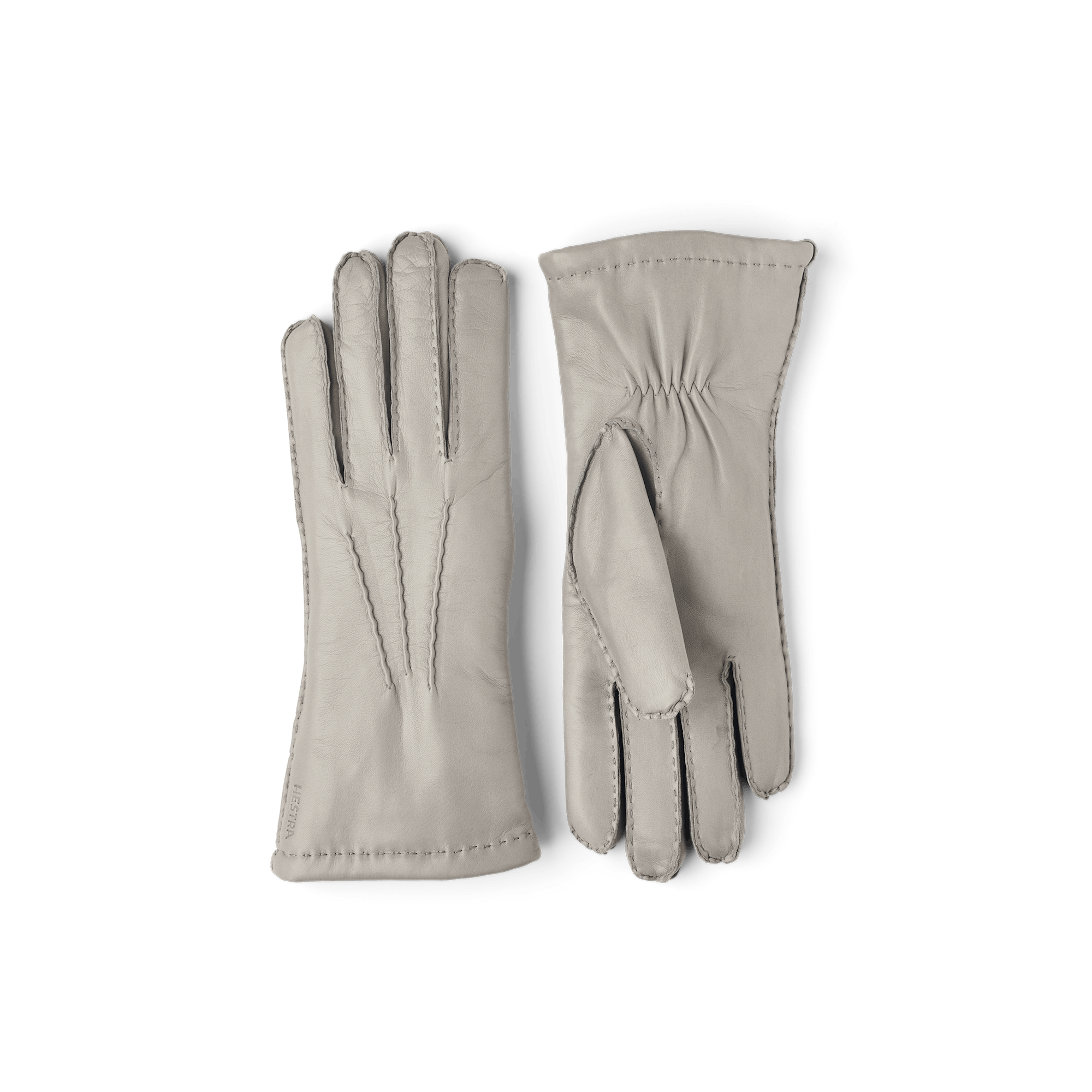 Light gray hand-sewn hairsheep leather glove
(1 of 5)