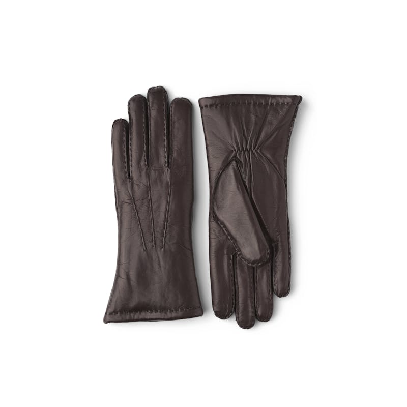 Dark brown hand-sewn hairsheep leather glove
(5 of 5)