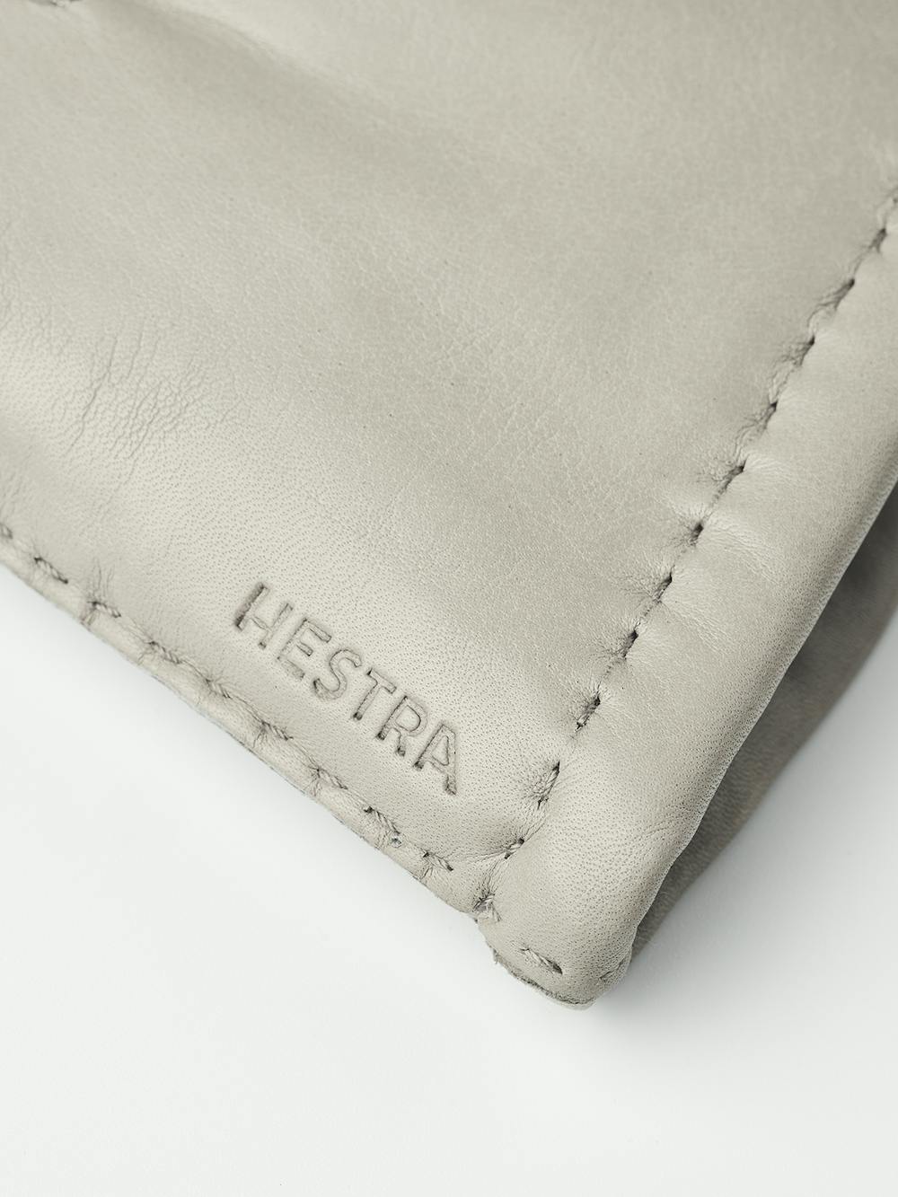 Light gray hand-sewn hairsheep leather glove
(5 of 5)