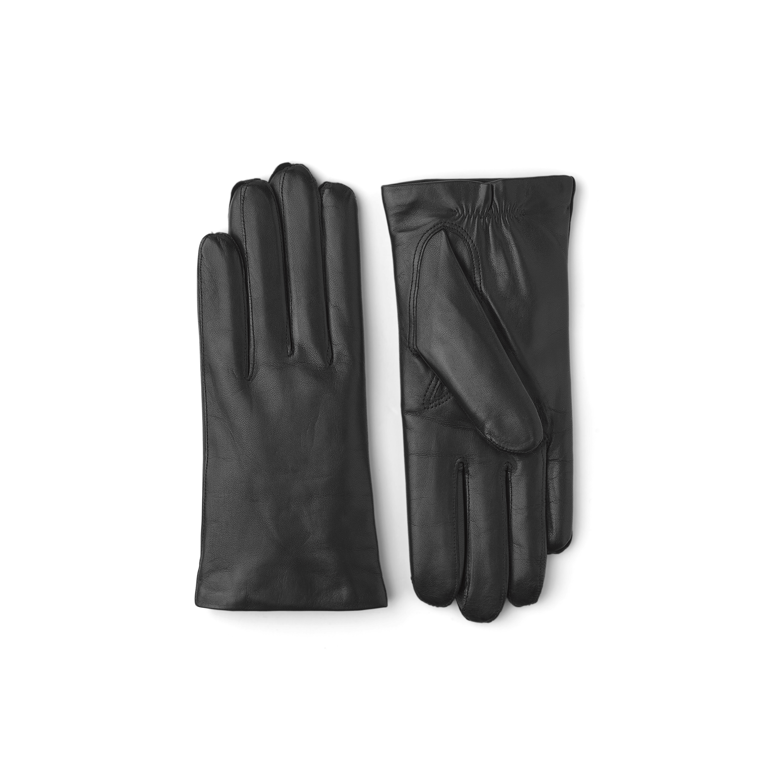 Black machine-sewn hairsheep leather glove
(1 of 3)