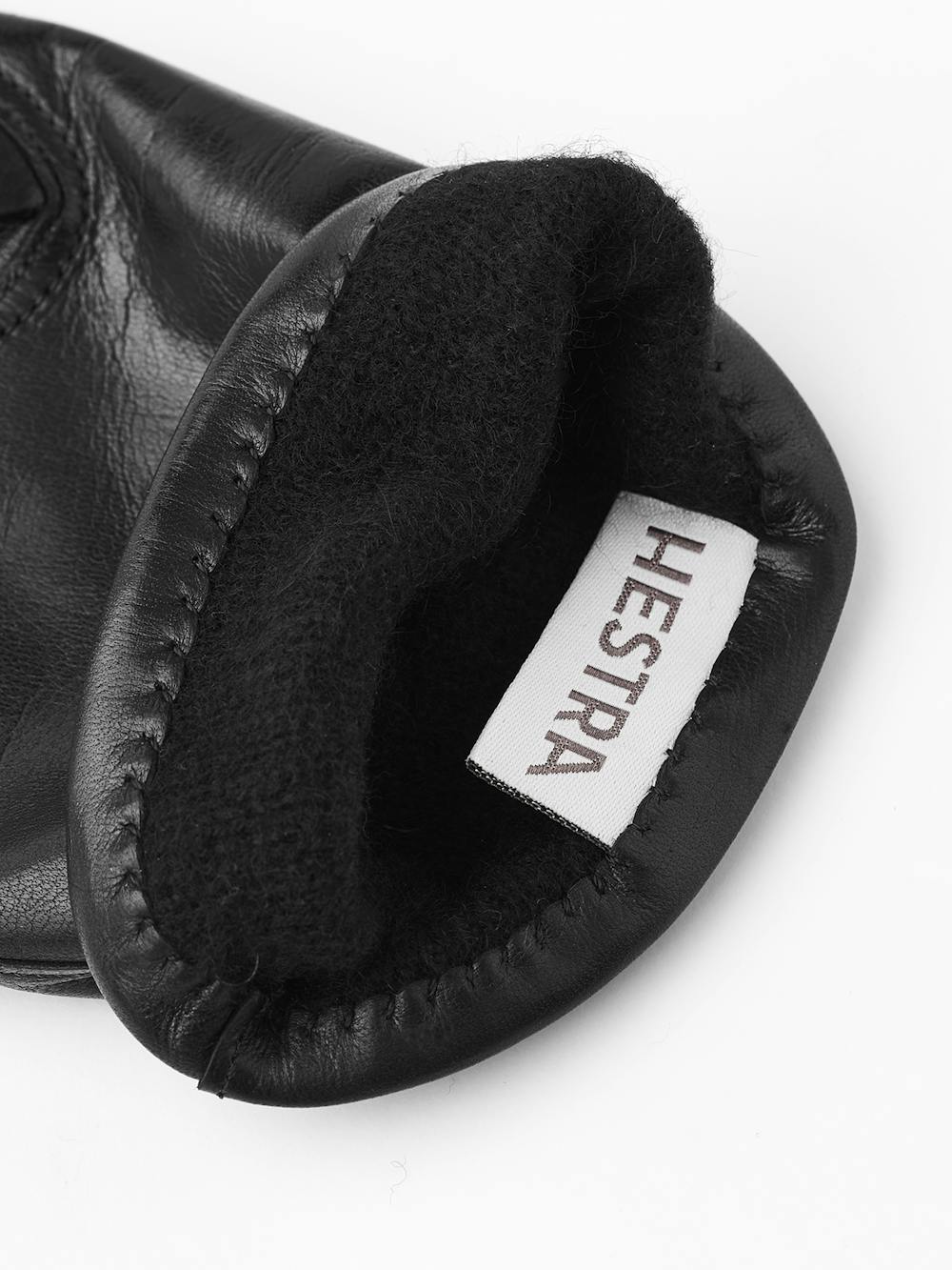 Black machine-sewn hairsheep leather glove
(2 of 2)