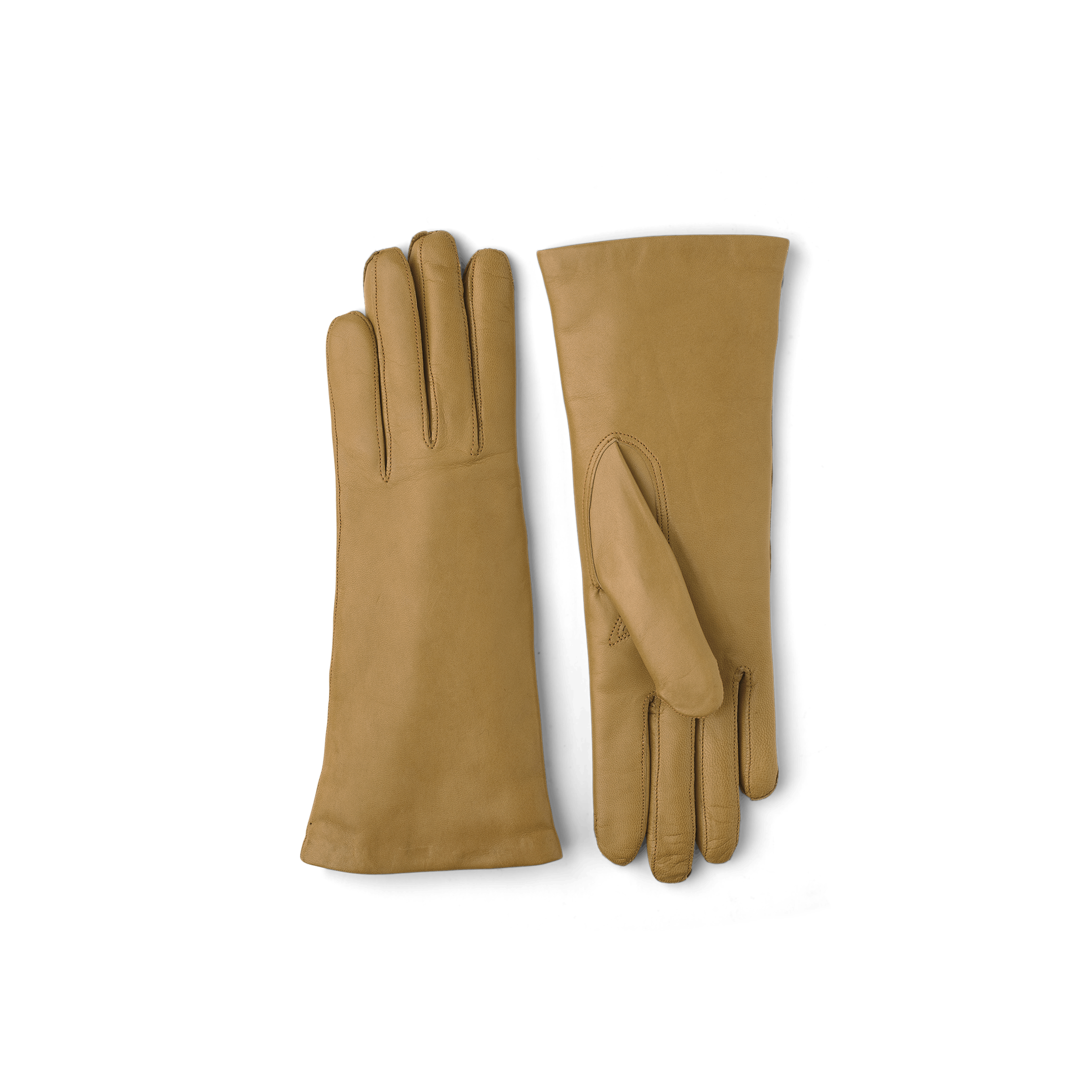 Dark beige machine-sewn hairsheep leather glove
(1 of 2)