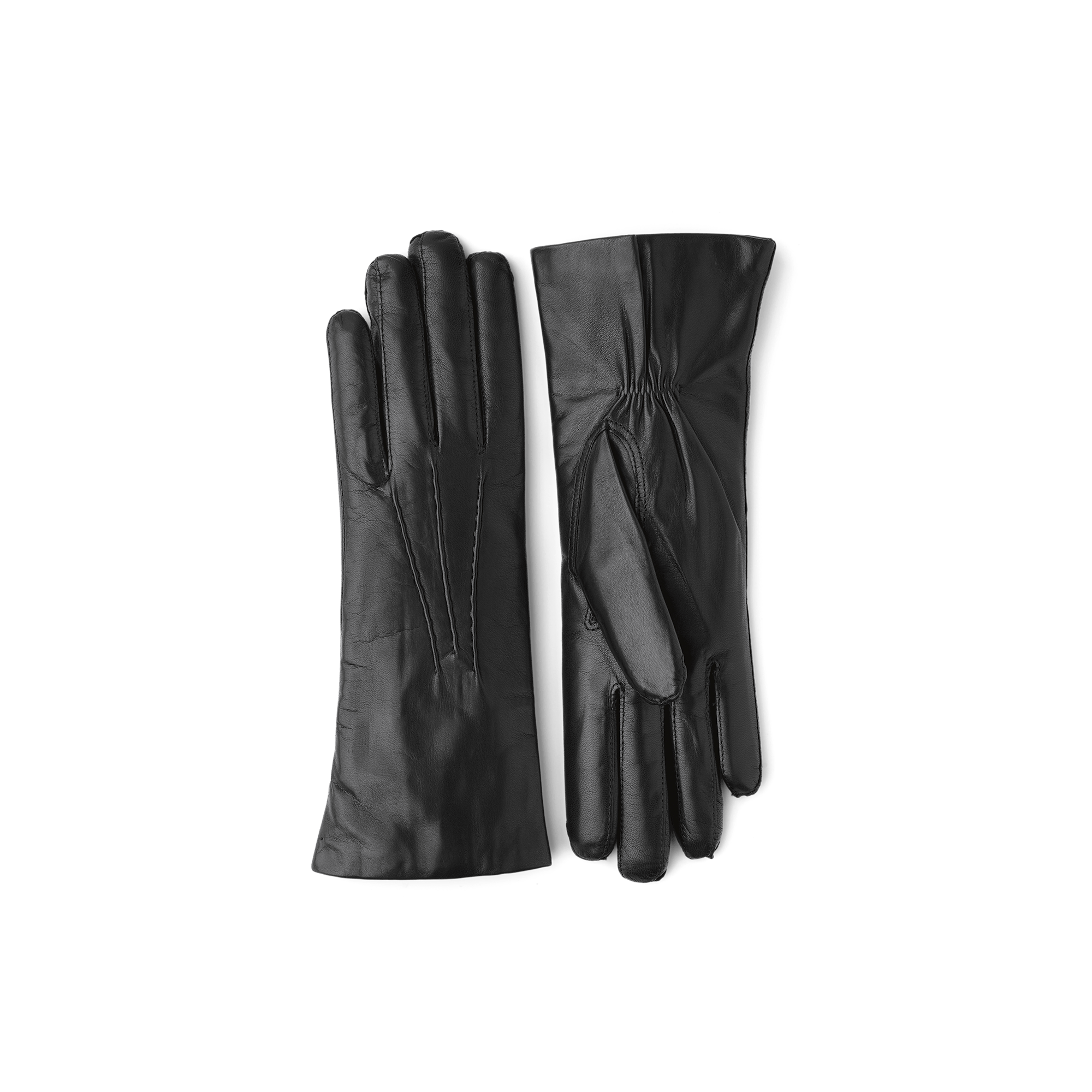 Black machine-sewn hairsheep leather glove
(1 of 4)