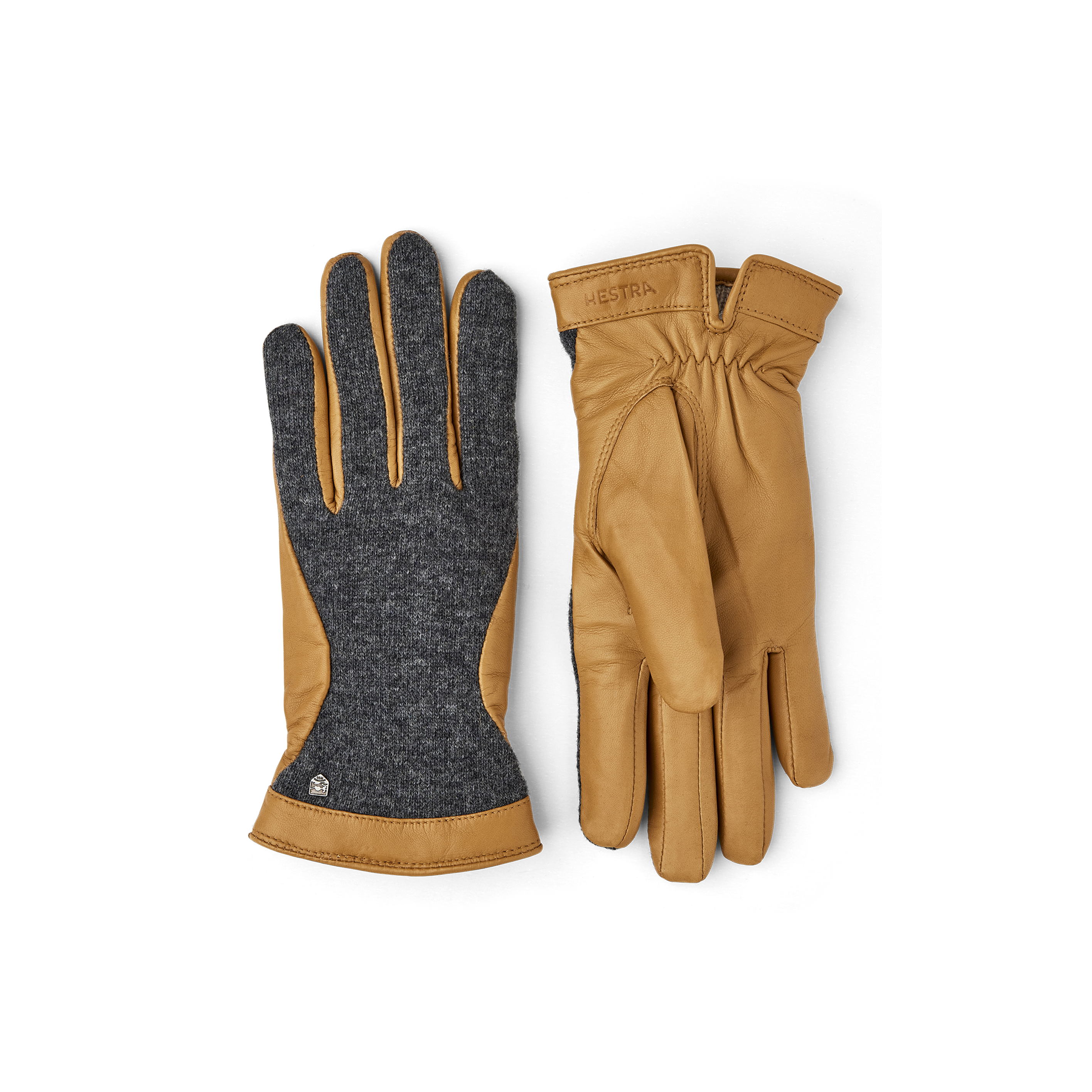 Color: Charcoal & camel