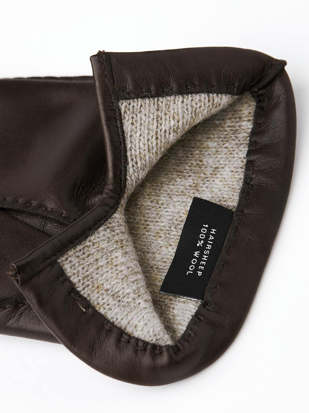 Dark brown hand-sewn hairsheep leather glove
(4 of 5)