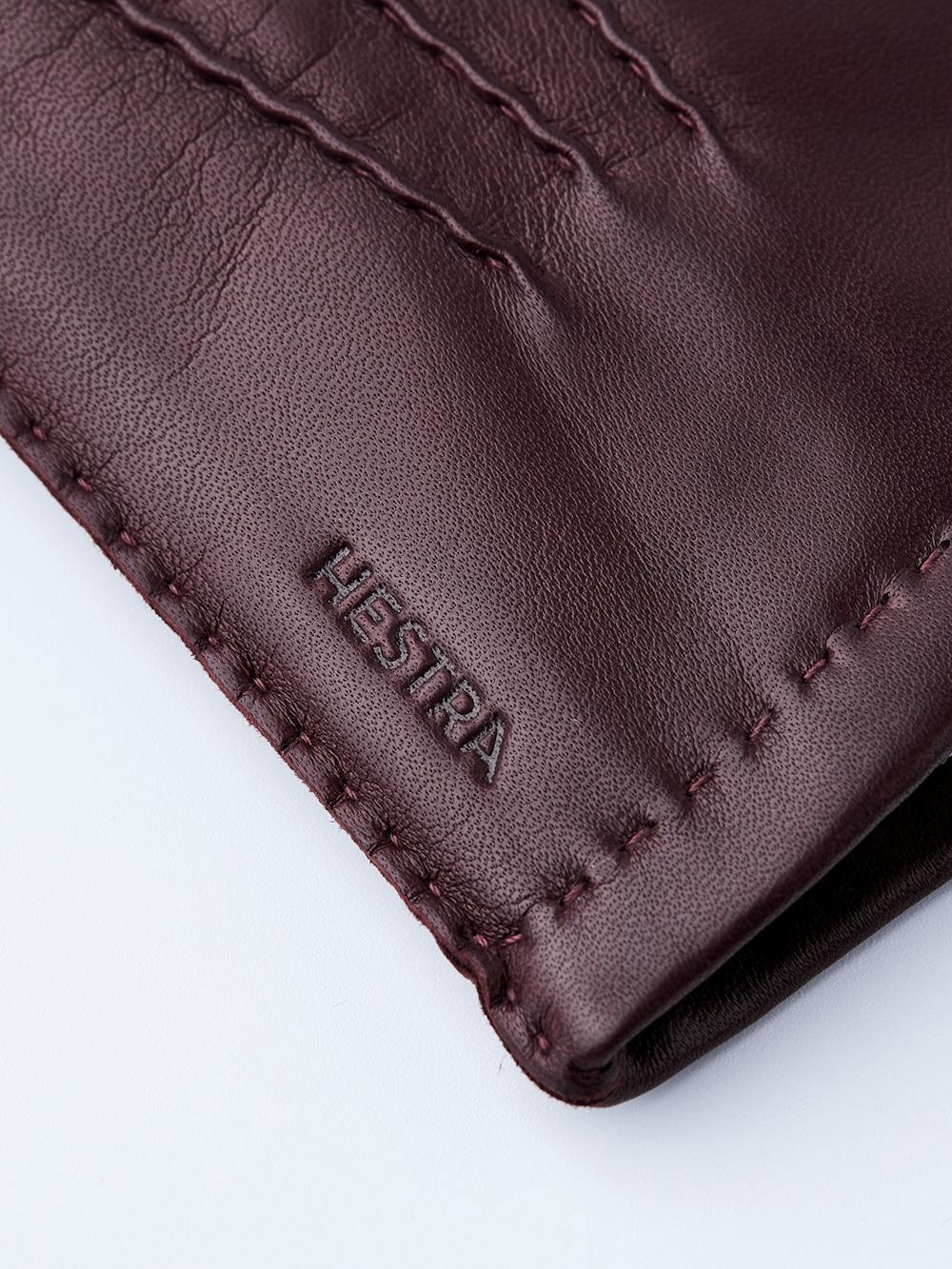 Brown hand-sewn hairsheep leather glove
 (2 of 5)