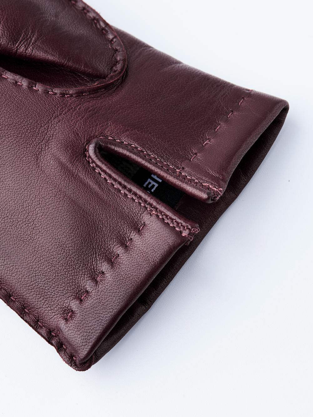 Brown hand-sewn hairsheep leather glove
 (4 of 5)