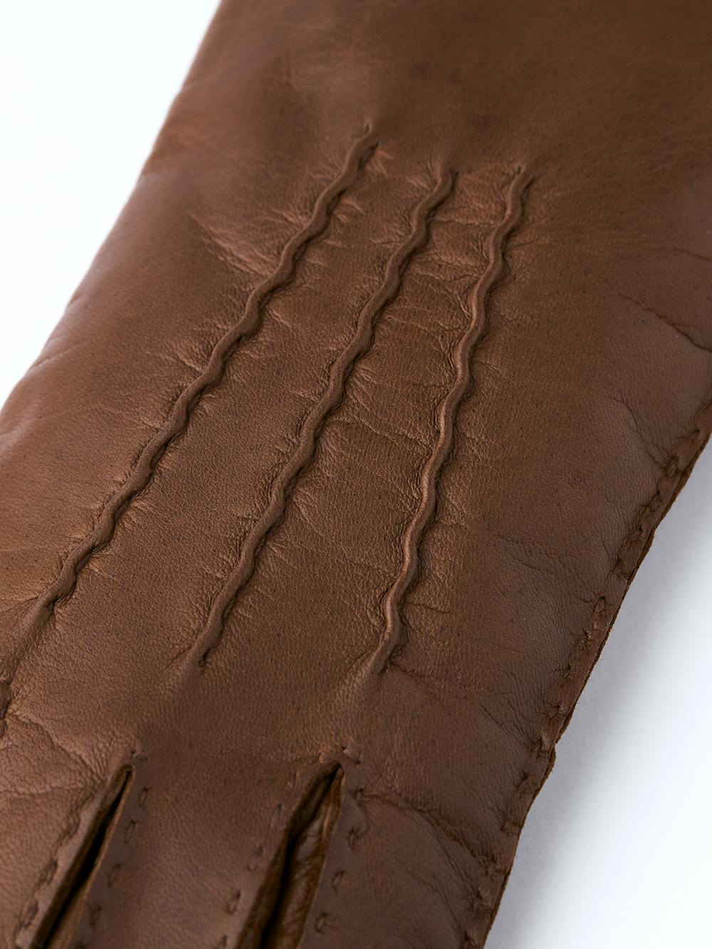 Medium brown hand-sewn hairsheep leather glove
(3 of 4)