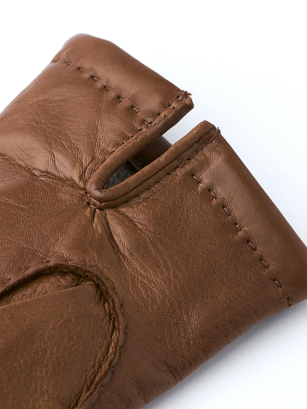 Medium brown hand-sewn hairsheep leather glove
(4 of 4)