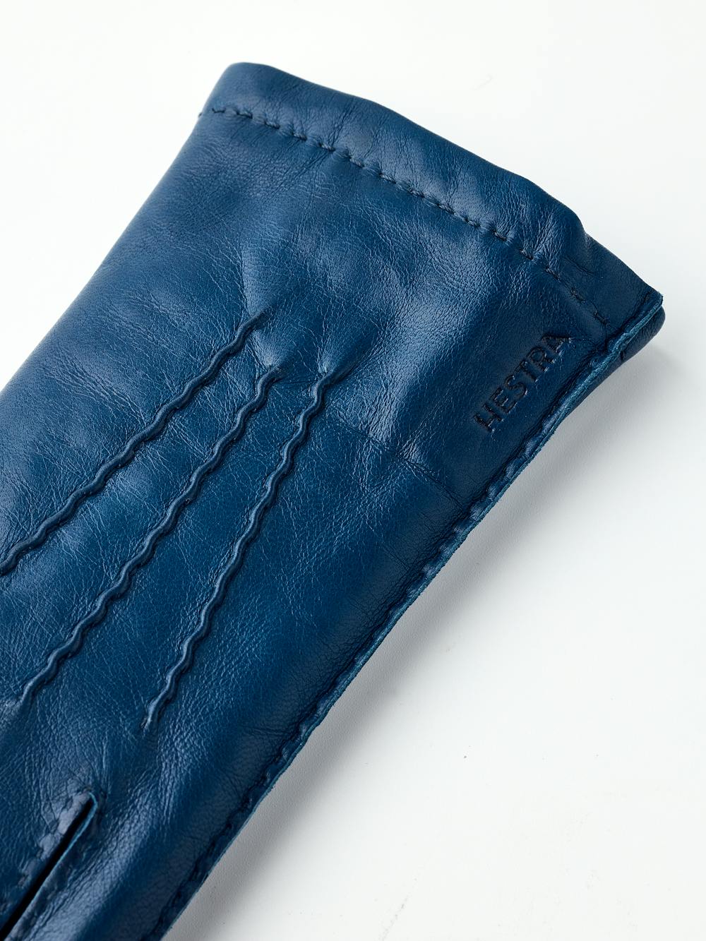 Midnight blue hand-sewn hairsheep leather glove
(3 of 6)