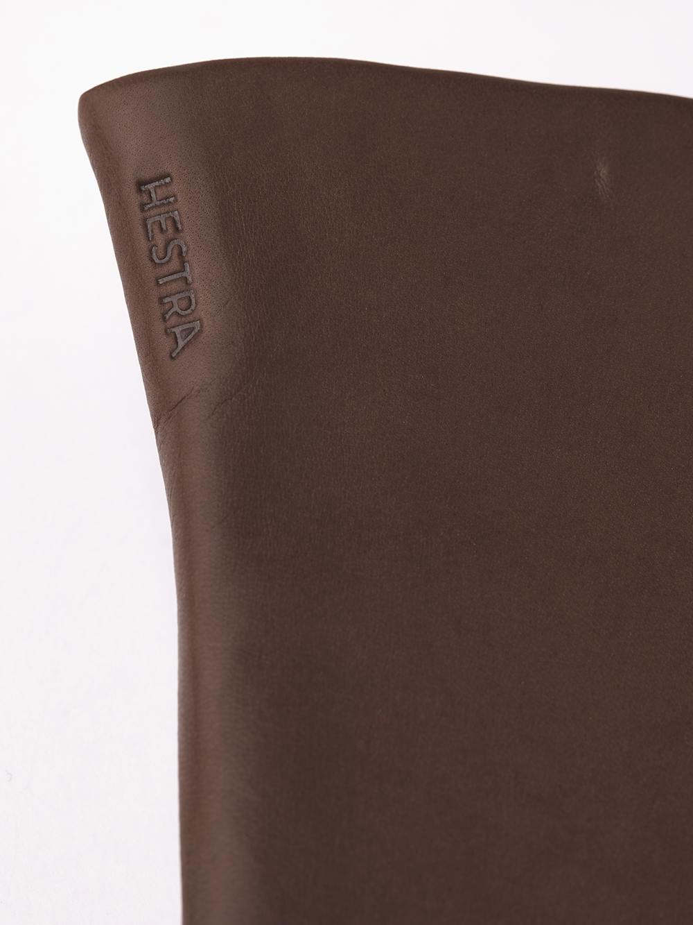Brown machine-sewn hairsheep leather glove
 (2 of 3)