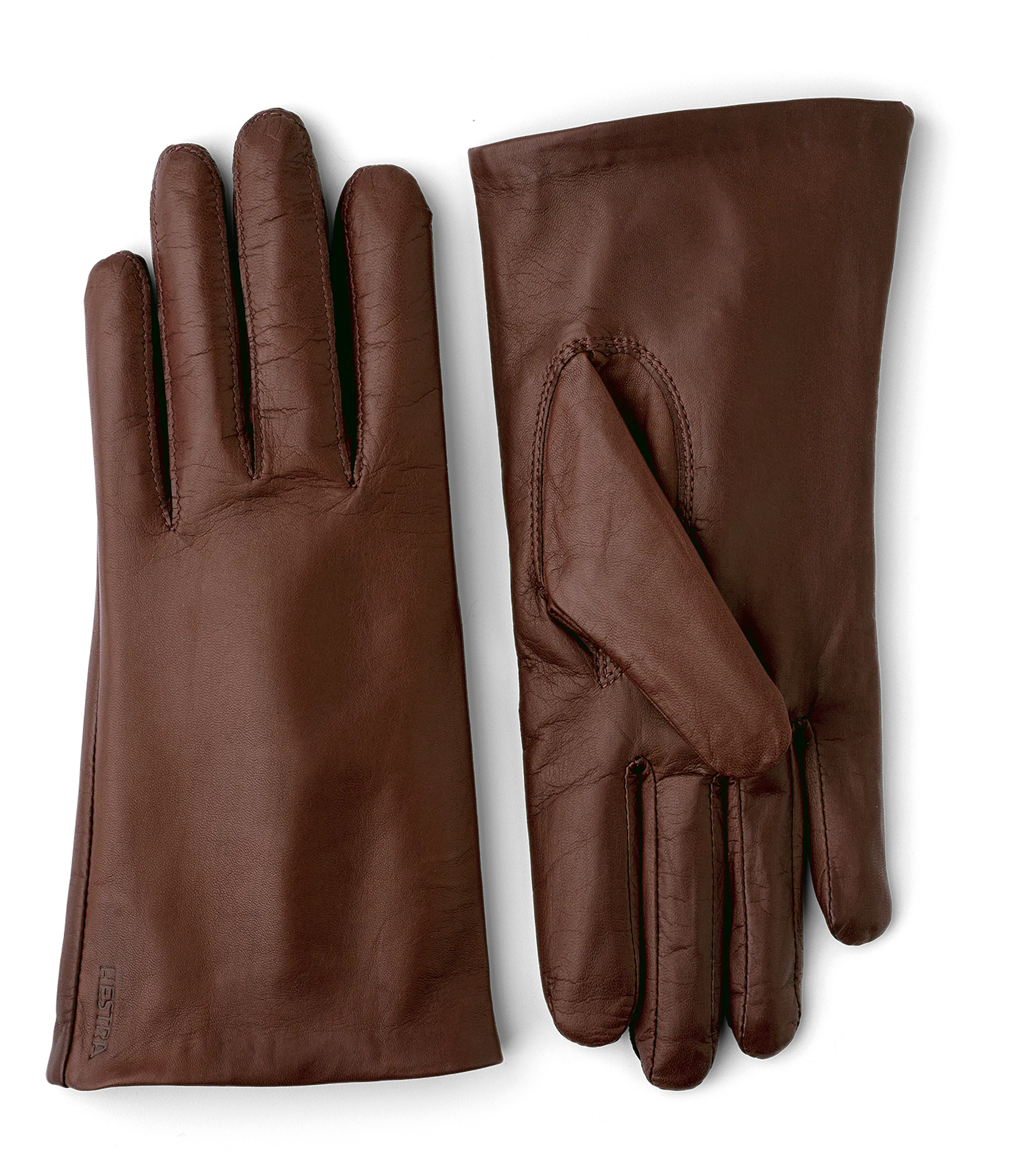Brown machine-sewn hairsheep leather glove
(1 of 3)