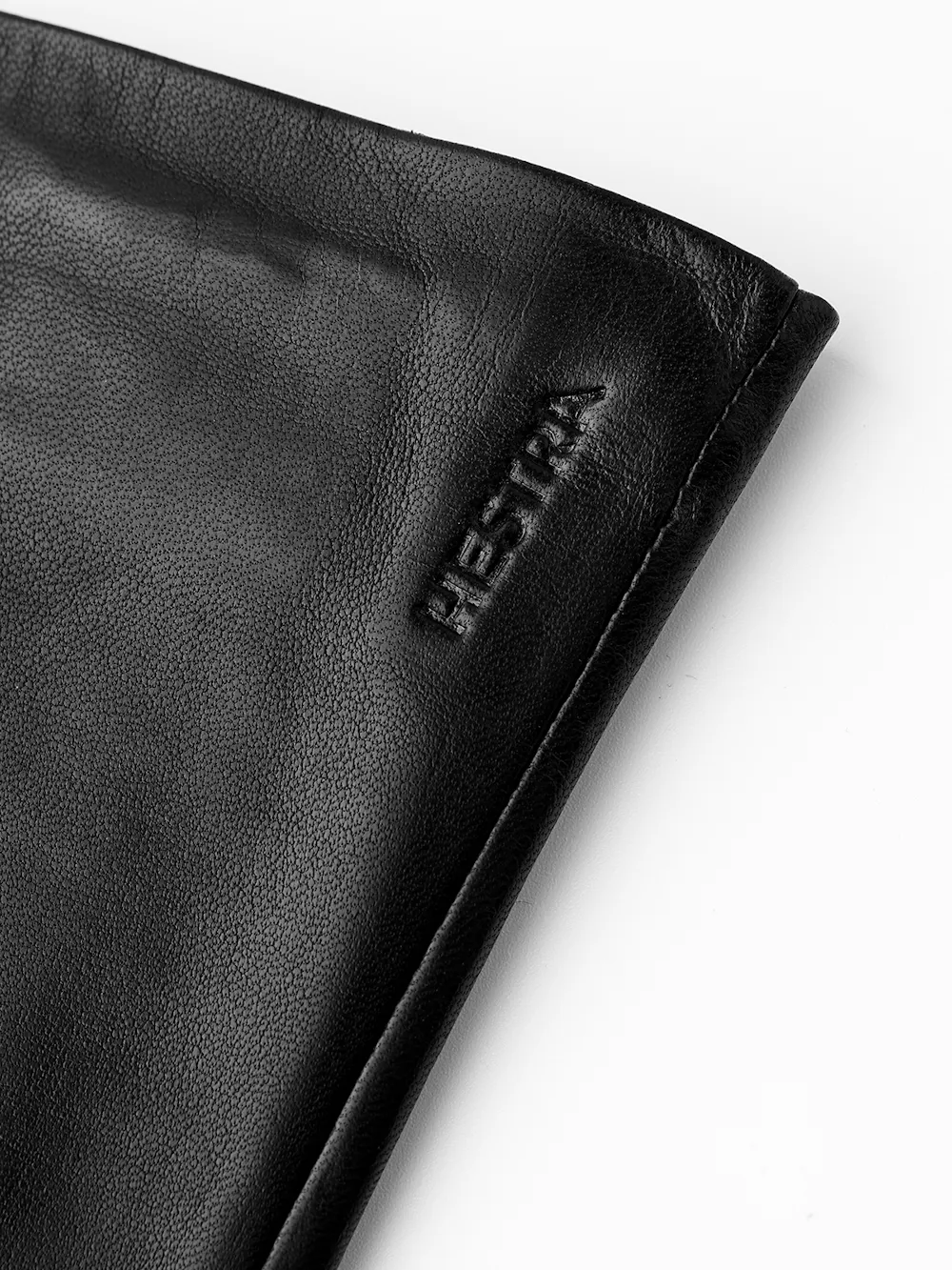 Black machine-sewn hairsheep leather glove
 (5 of 5)