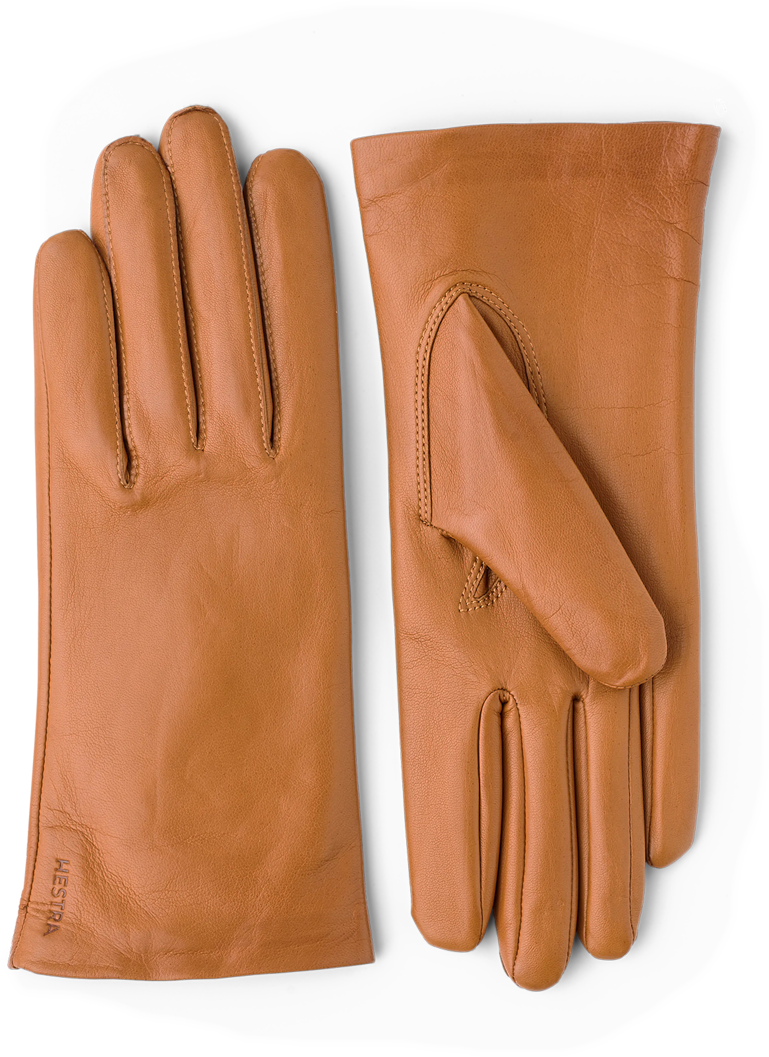 Light brownish-yellow machine-sewn hairsheep leather glove
(1 of 3)