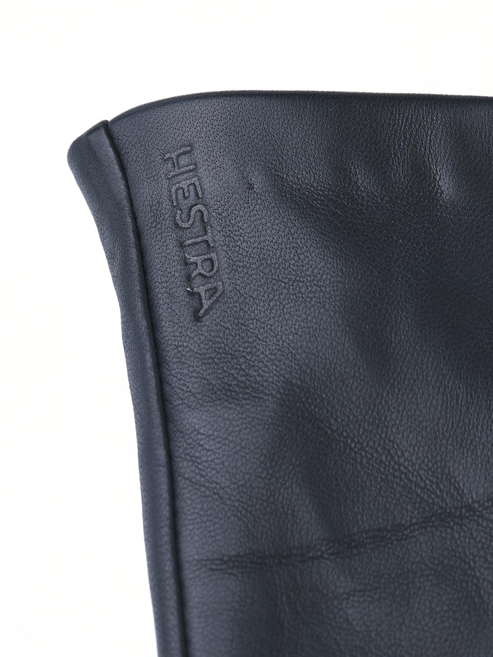 Dark blue machine-sewn hairsheep leather glove
(2 of 3)