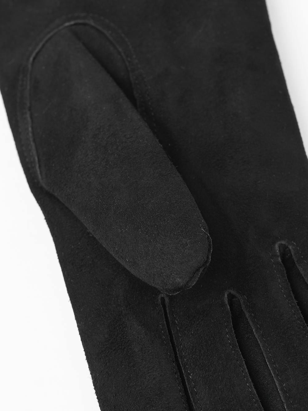 Black machine-sewn suede glove
(2 of 3)