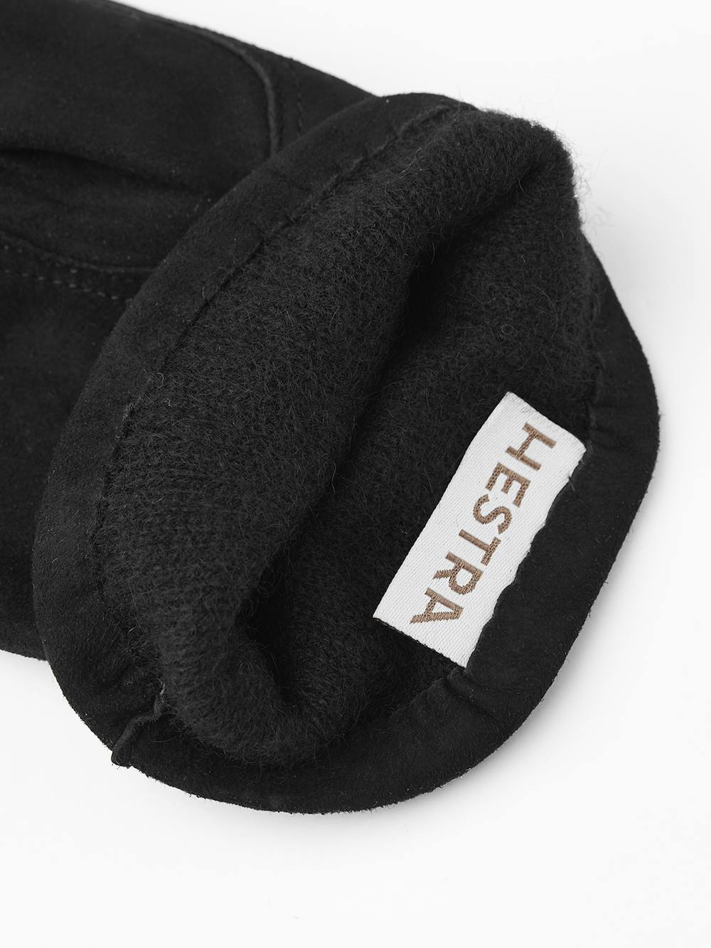 Black machine-sewn suede glove
(3 of 3)